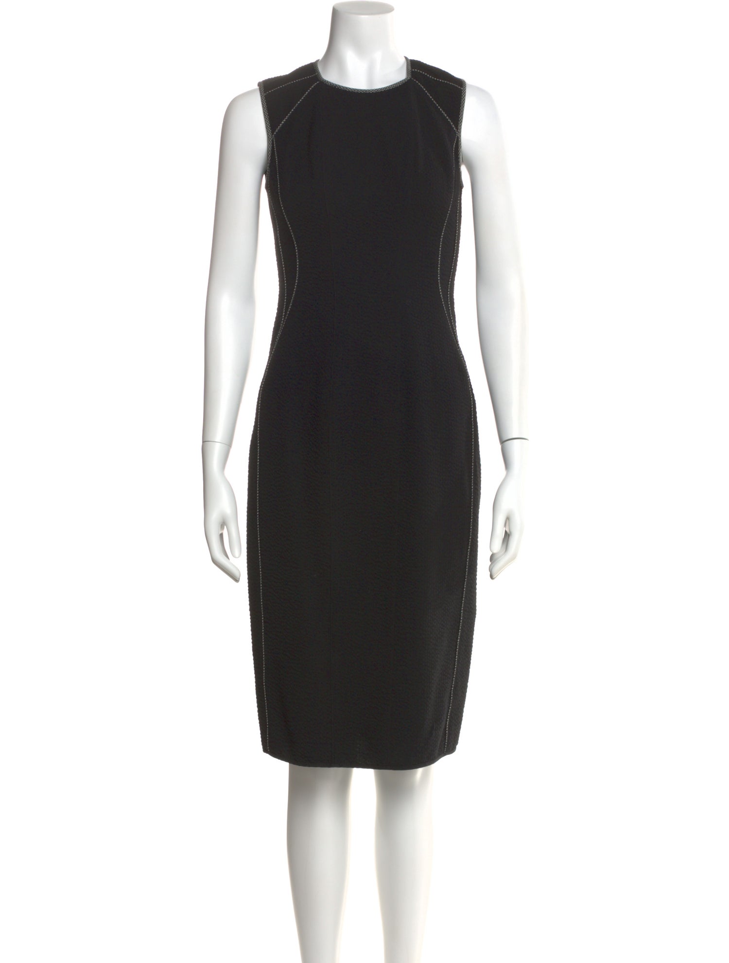Narciso Rodriguez Virgin Wool Midi Length Dress