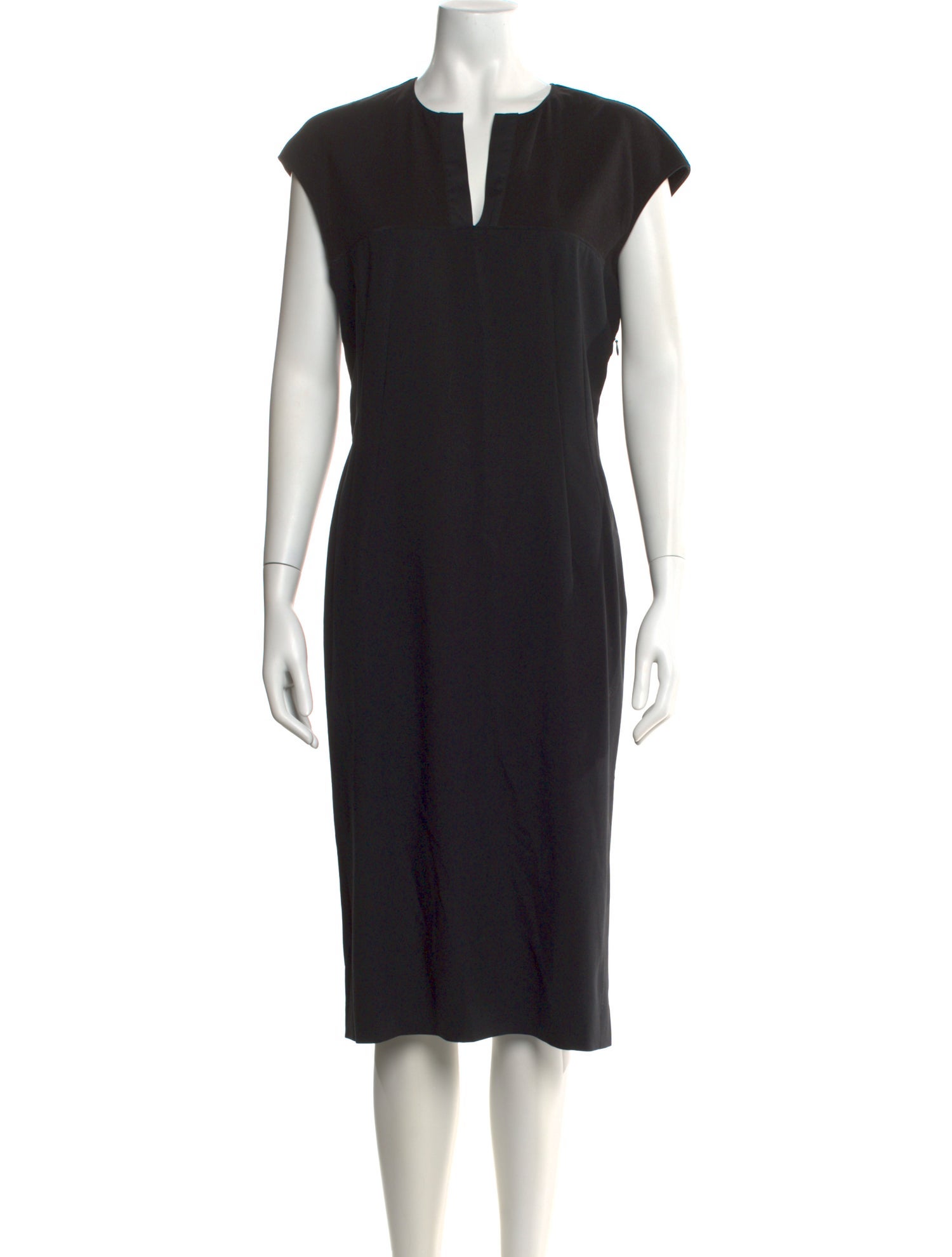 Narciso Rodriguez Virgin Wool Midi Length Dress