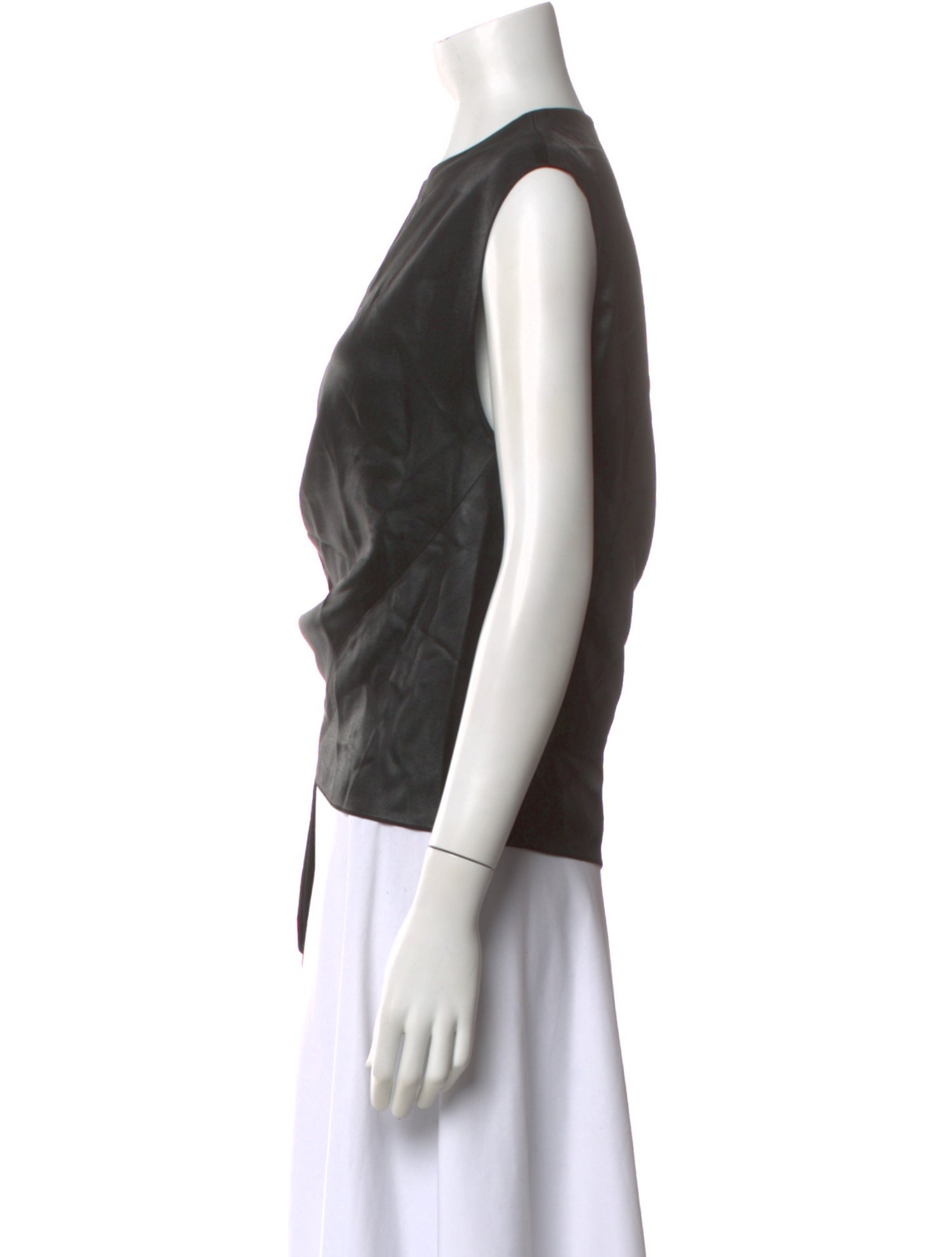 Narciso Rodriguez Crew Neck Sleeveless Top