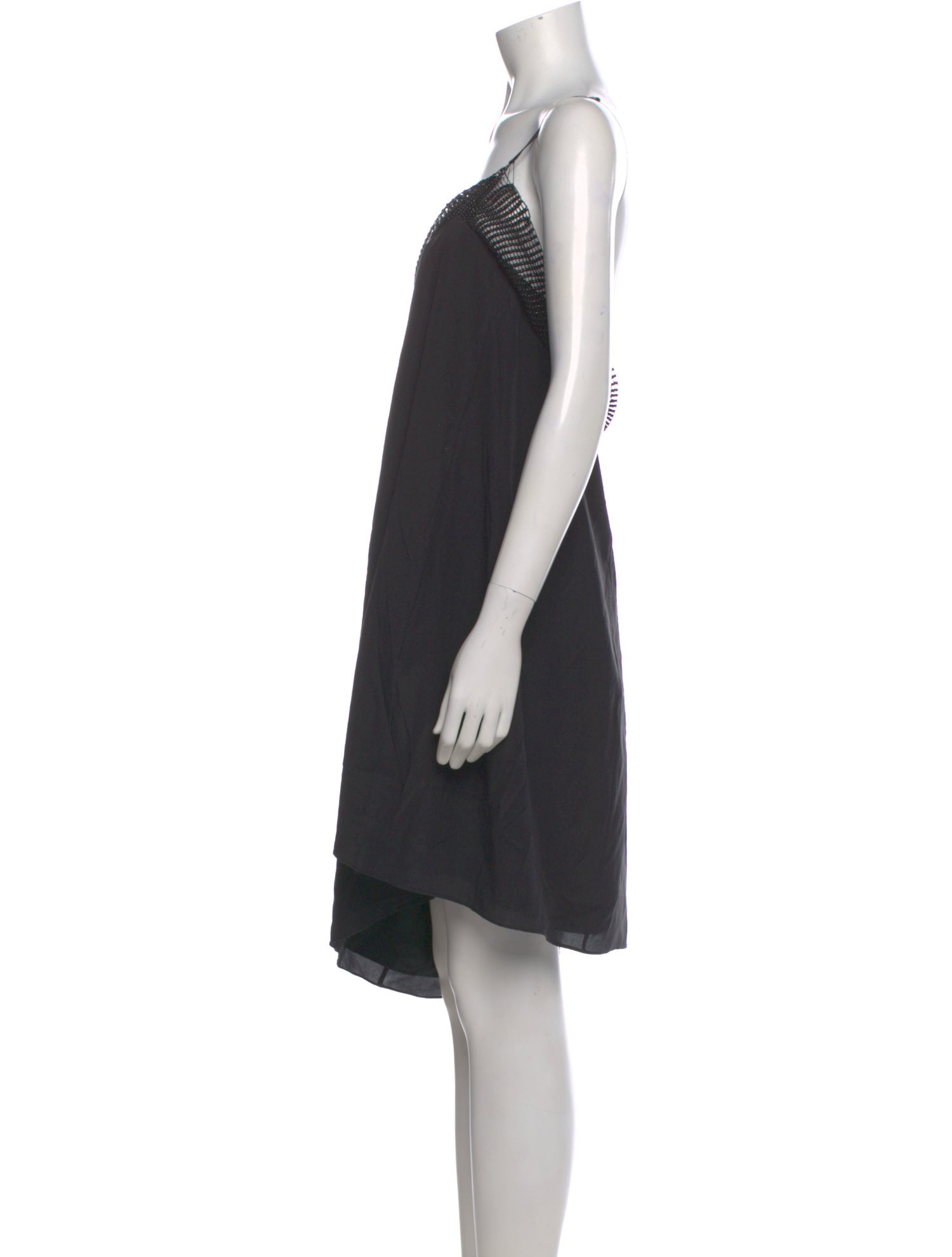 Narciso Rodriguez Silk Square Neckline Top