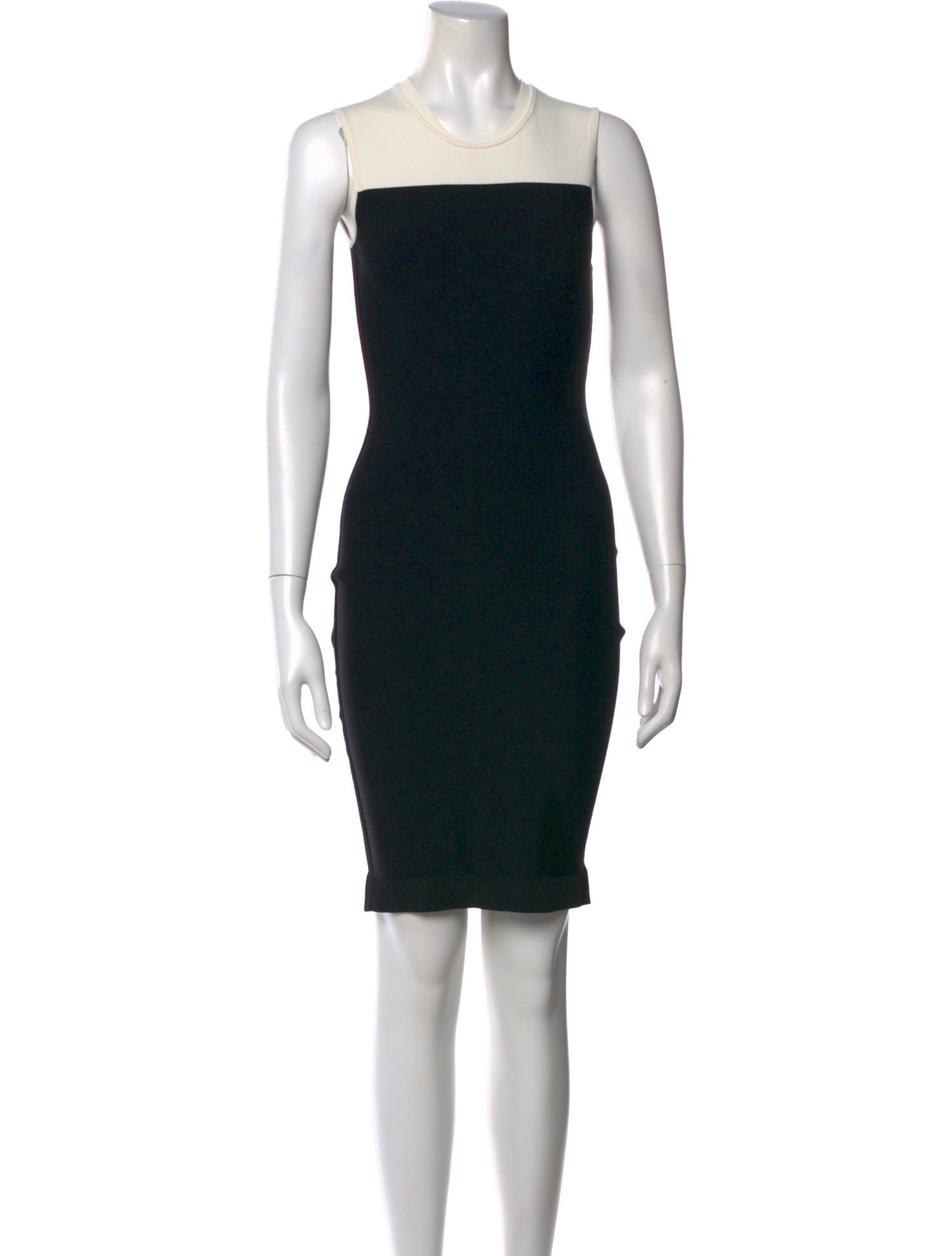 Narciso Rodriguez Crew Neck Mini Dress