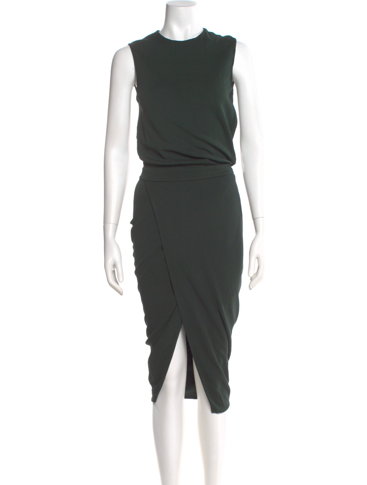 Narciso Rodriguez Crew Neck Long Dress