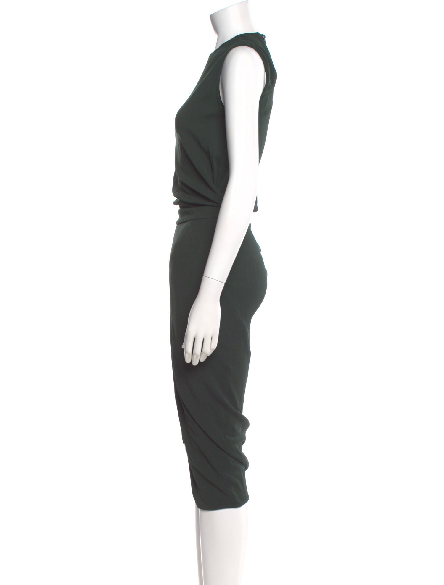 Narciso Rodriguez Crew Neck Long Dress