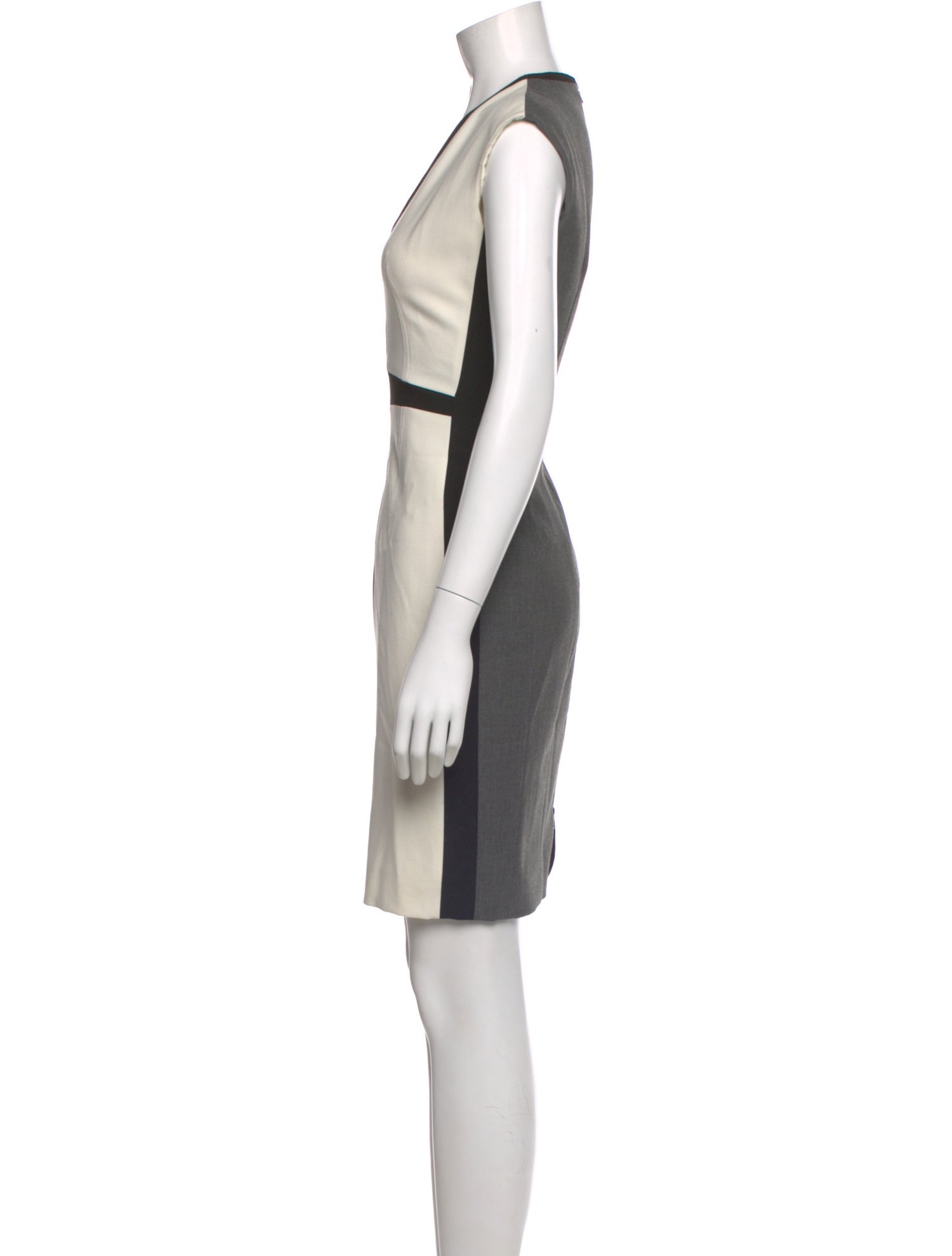 Narciso Rodriguez V-Neck Knee-Length Dress