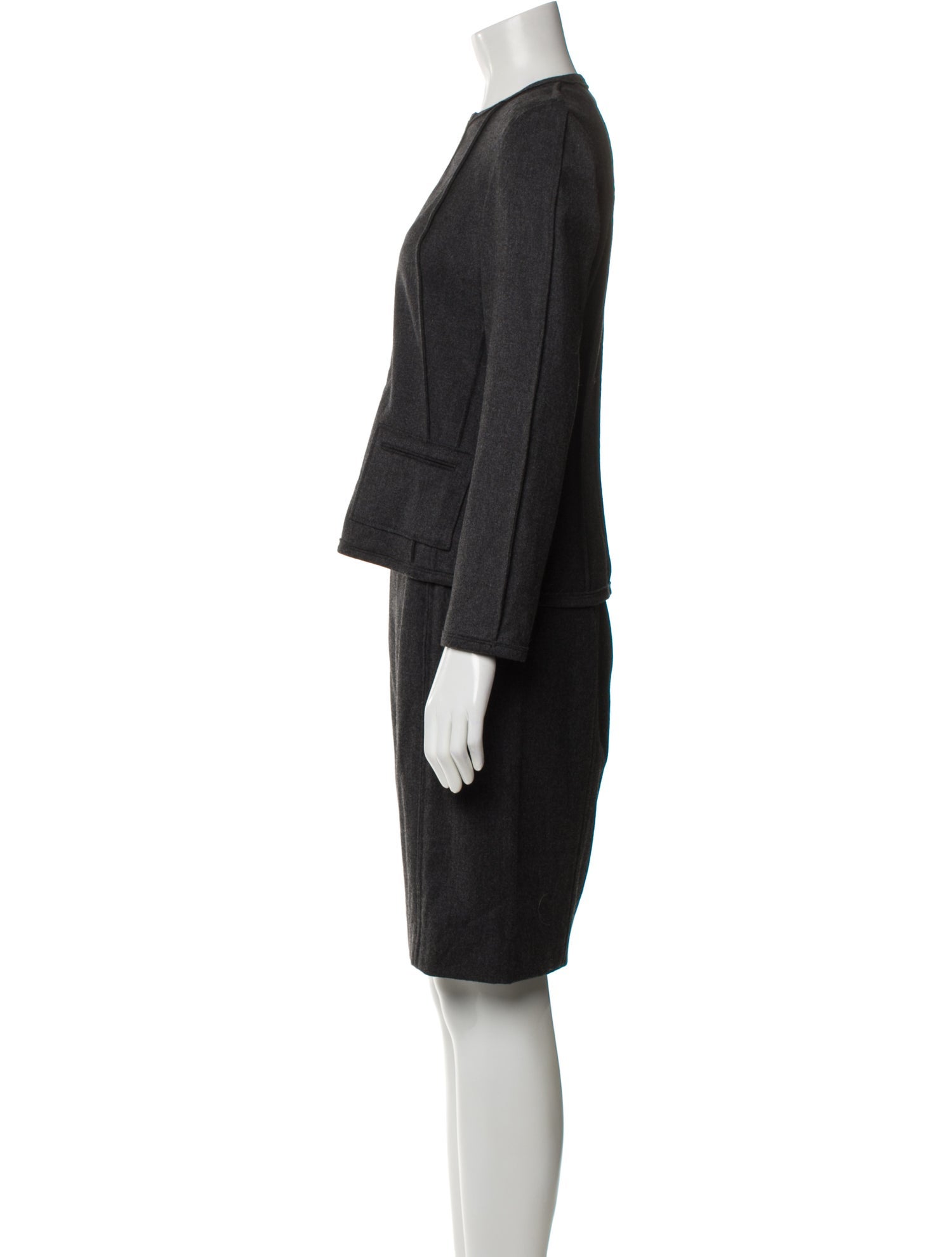 Narciso Rodriguez Virgin Wool Skirt Suit