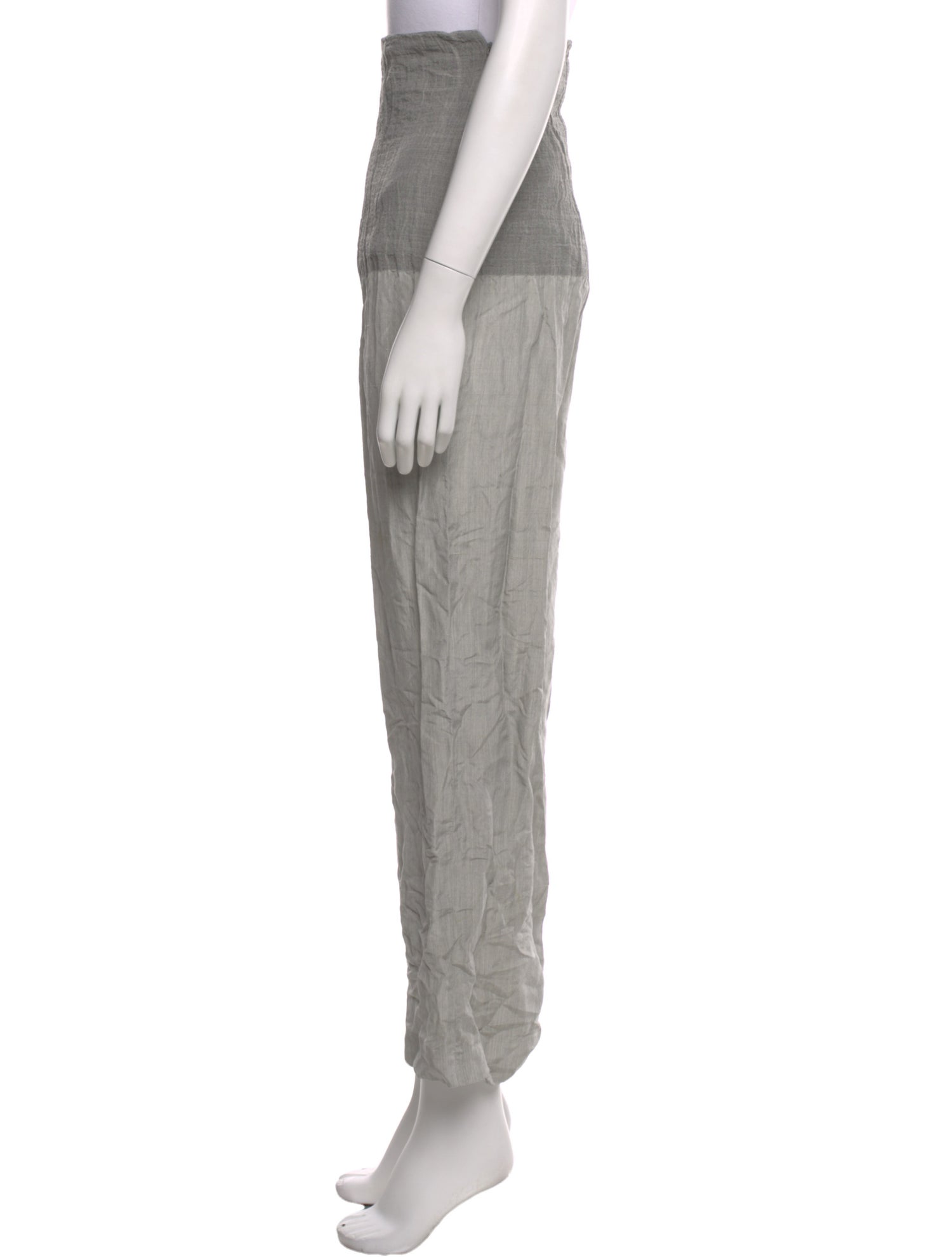 Narciso Rodriguez Silk Wide Leg Pants