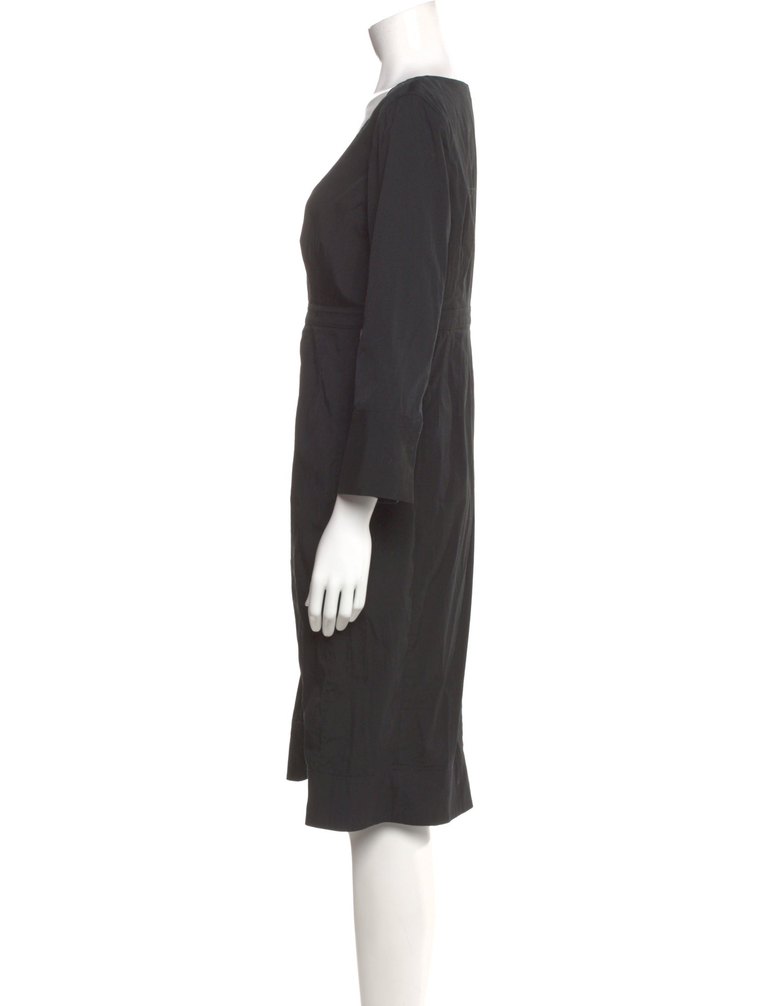 Narciso Rodriguez Scoop Neck Knee-Length Dress