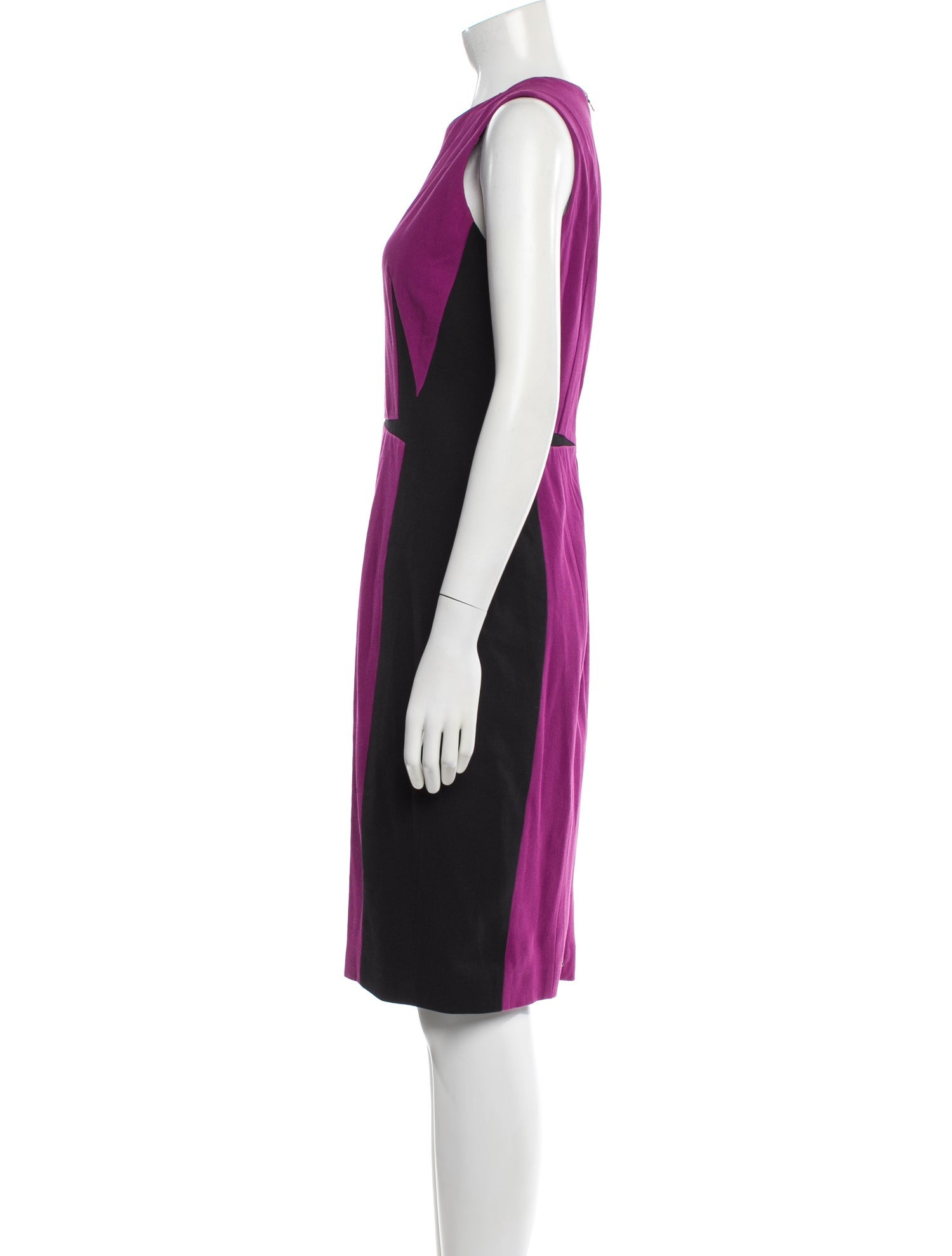 Narciso Rodriguez Colorblock Pattern Knee-Length Dress