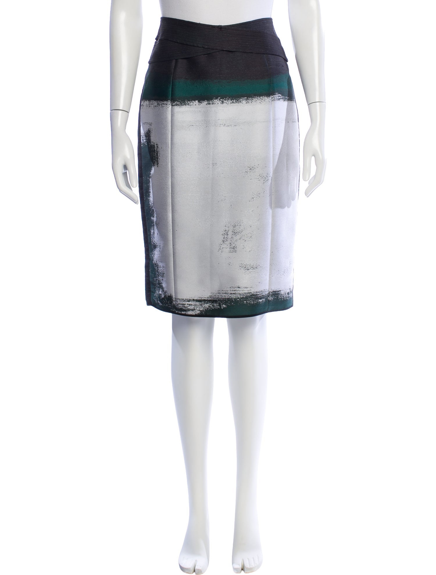 Narciso Rodriguez Printed Knee-Length Skirt