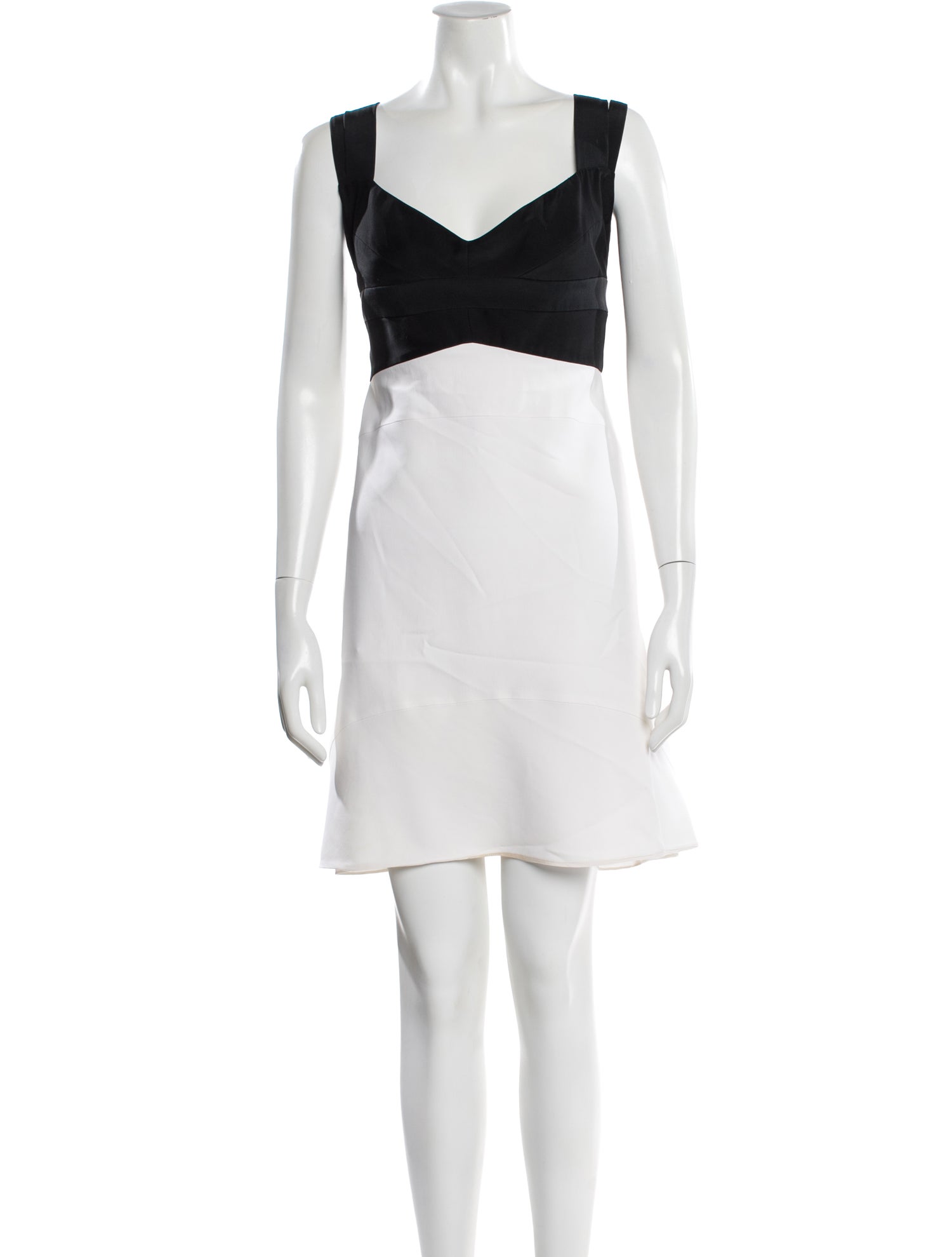 Narciso Rodriguez V-Neck Mini Dress