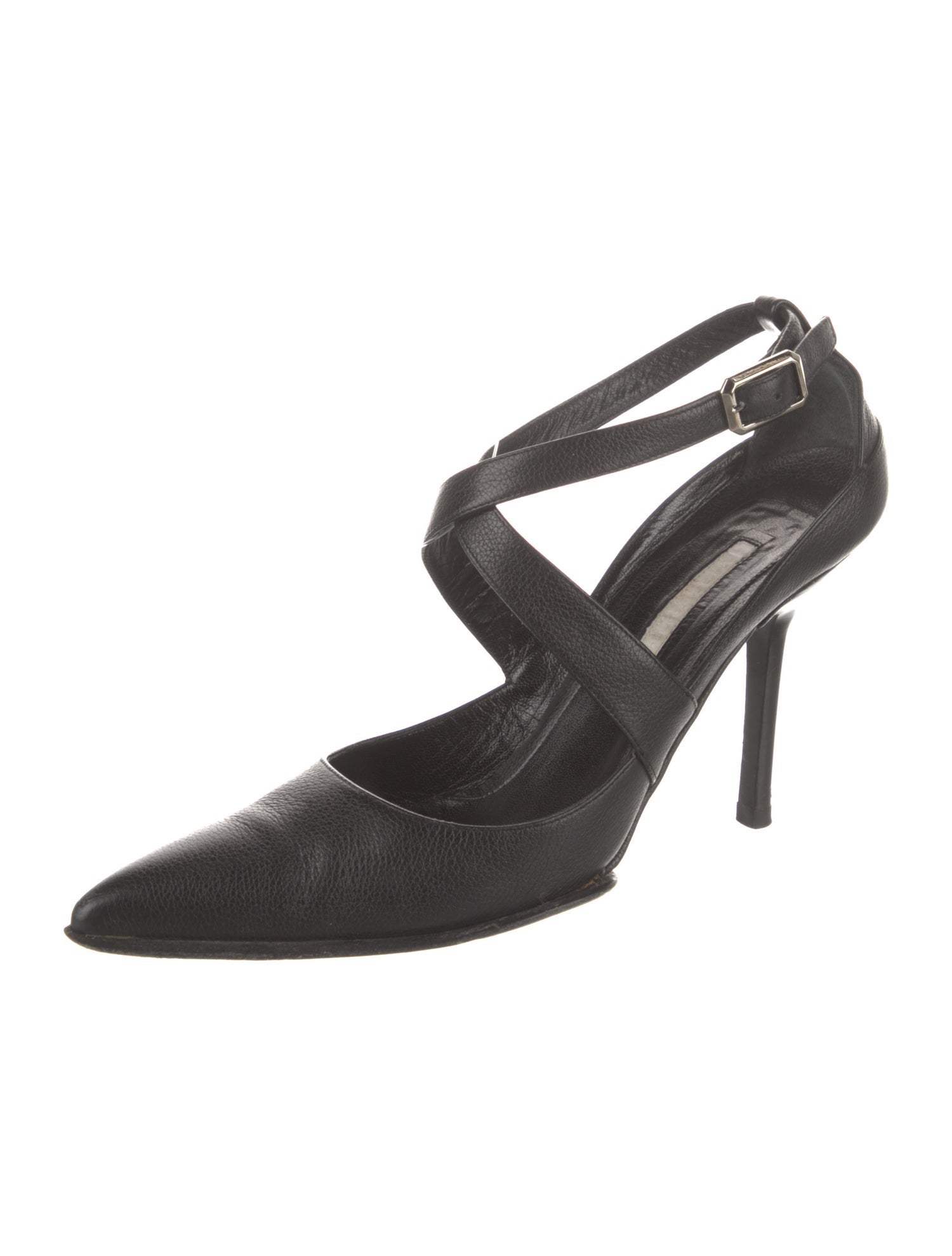 Narciso Rodriguez Leather D'Orsay Pumps