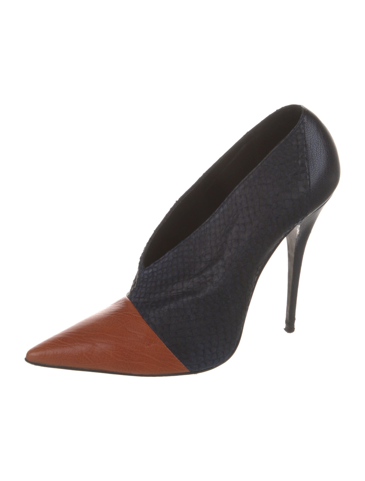 Narciso Rodriguez Leather D'Orsay Pumps