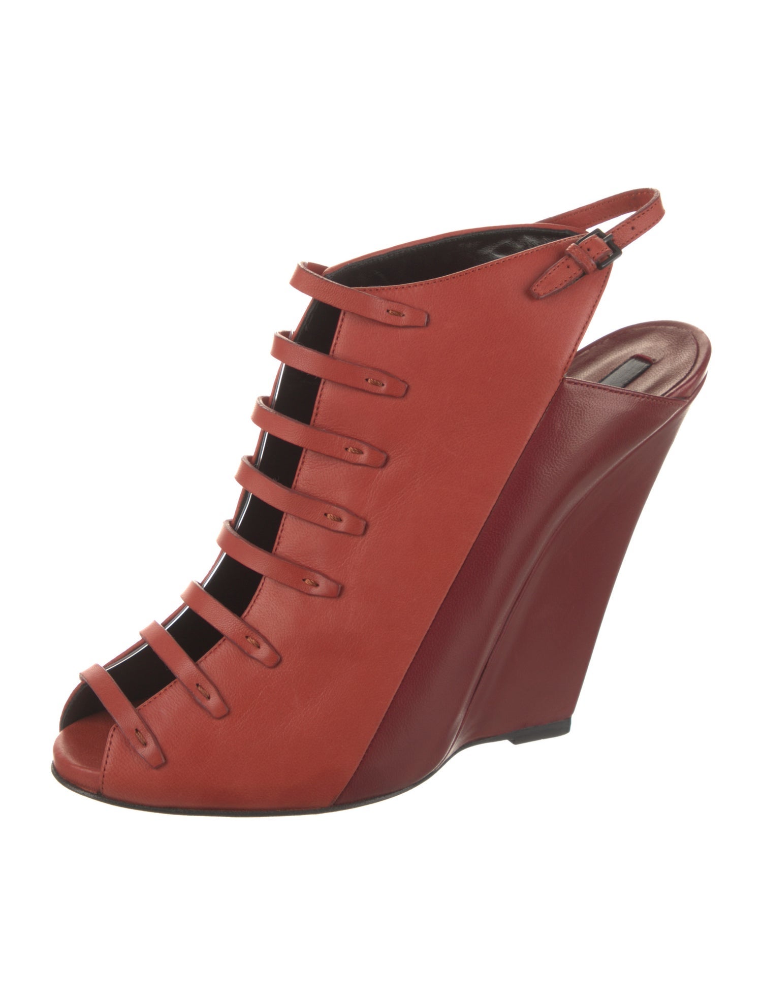 Narciso Rodriguez Leather Slingback Pumps