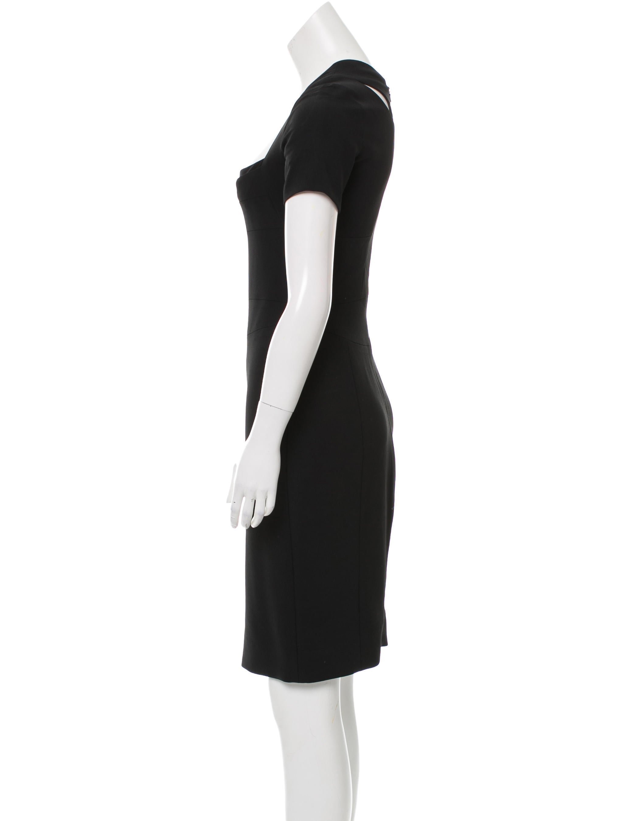 Narciso Rodriguez Short Sleeve Knee-Length Dress
