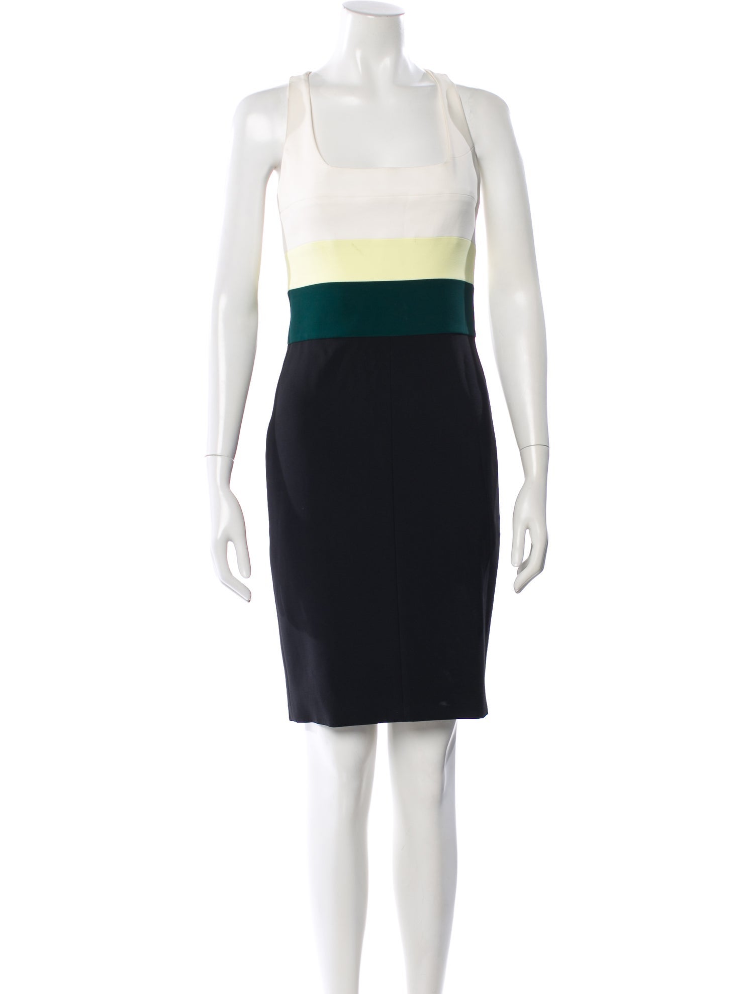 Narciso Rodriguez Striped Knee-Length Dress