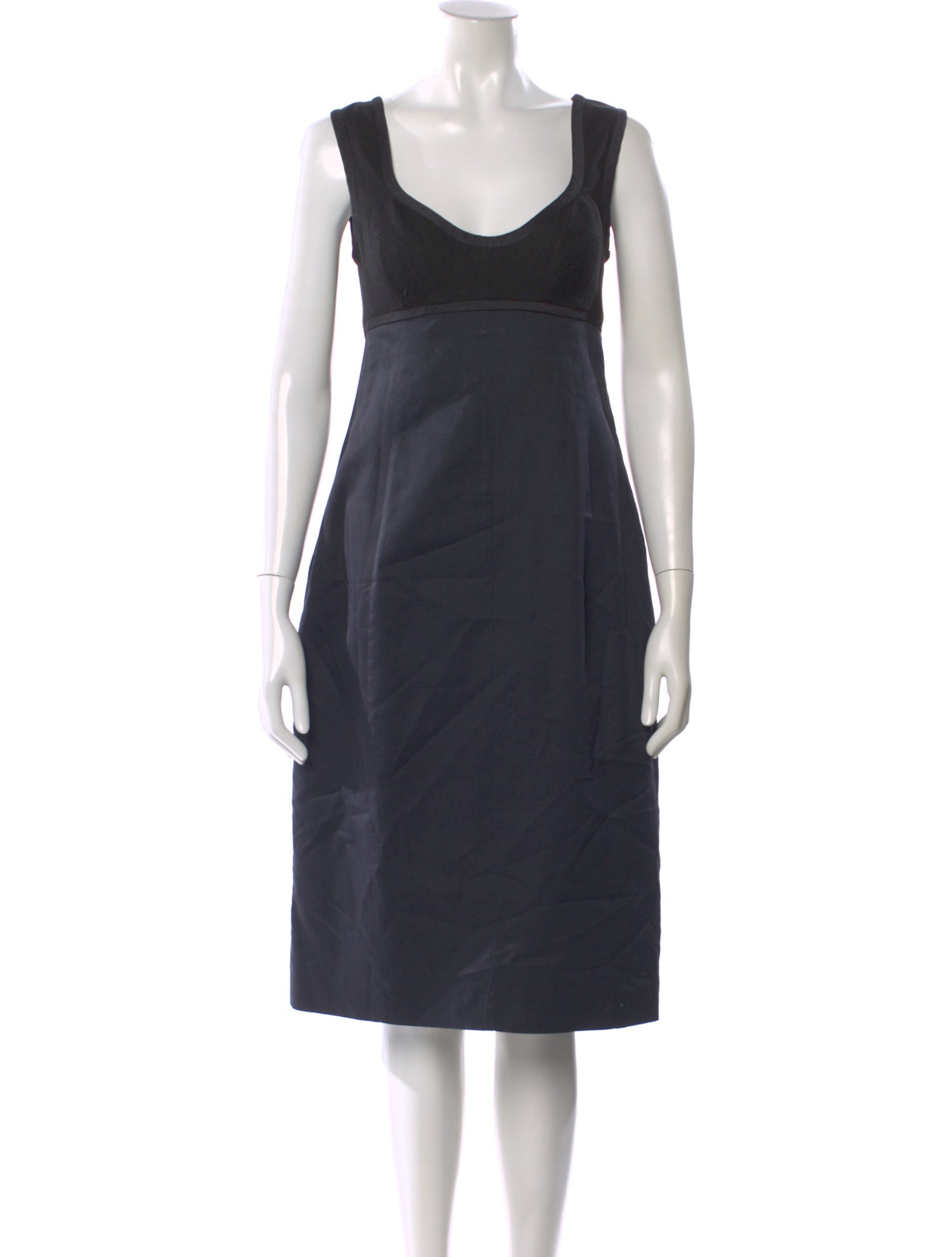 Narciso Rodriguez V-Neck Knee-Length Dress