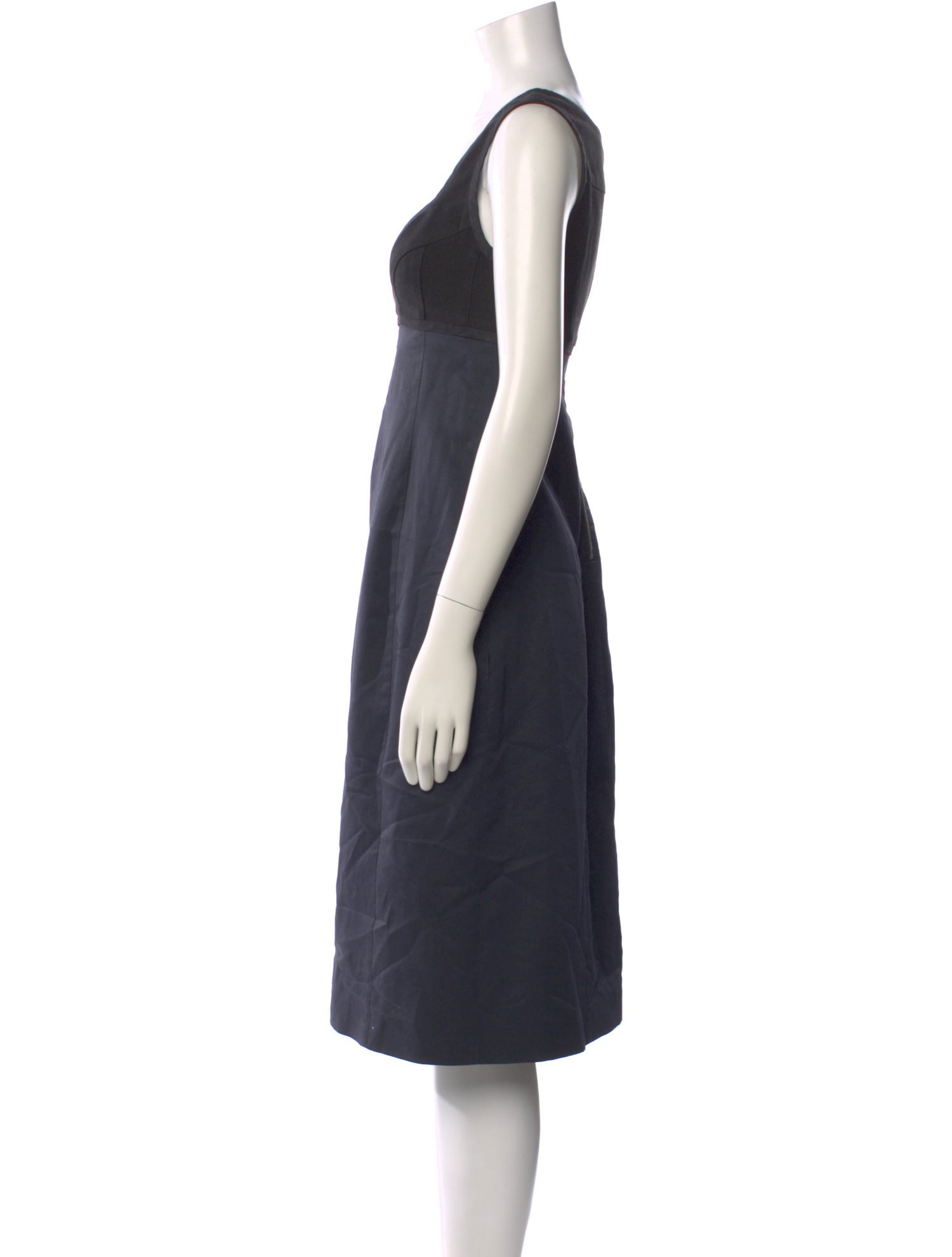 Narciso Rodriguez V-Neck Knee-Length Dress