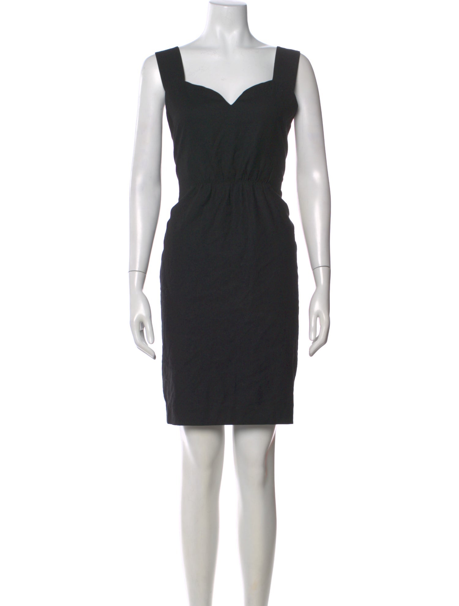 Narciso Rodriguez Square Neckline Mini Dress