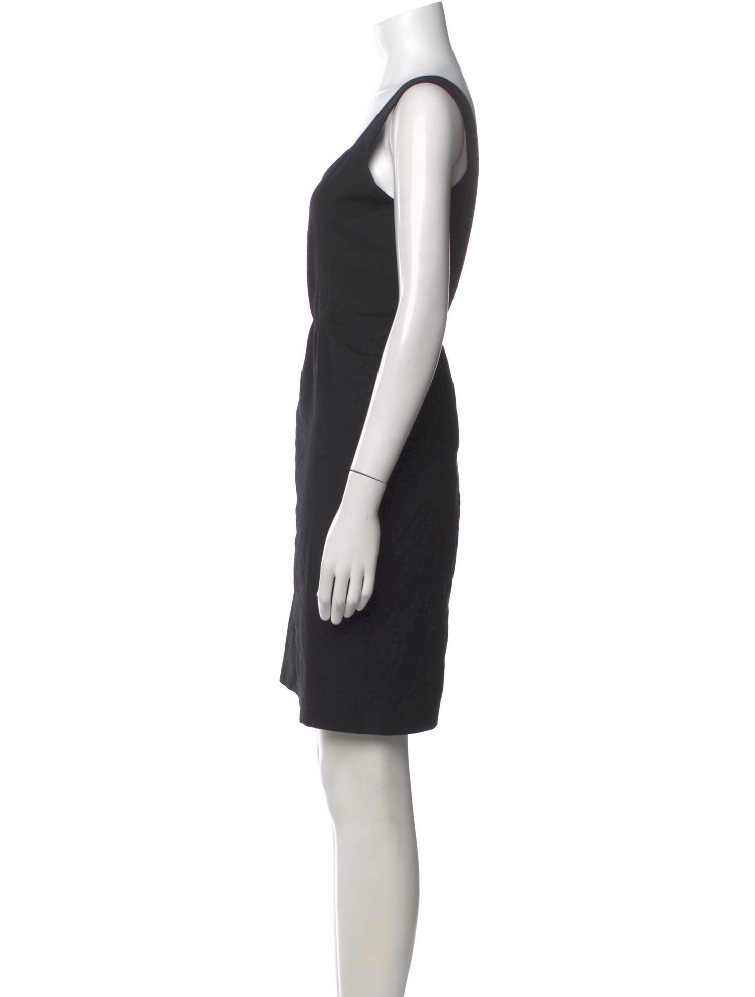 Narciso Rodriguez Square Neckline Mini Dress