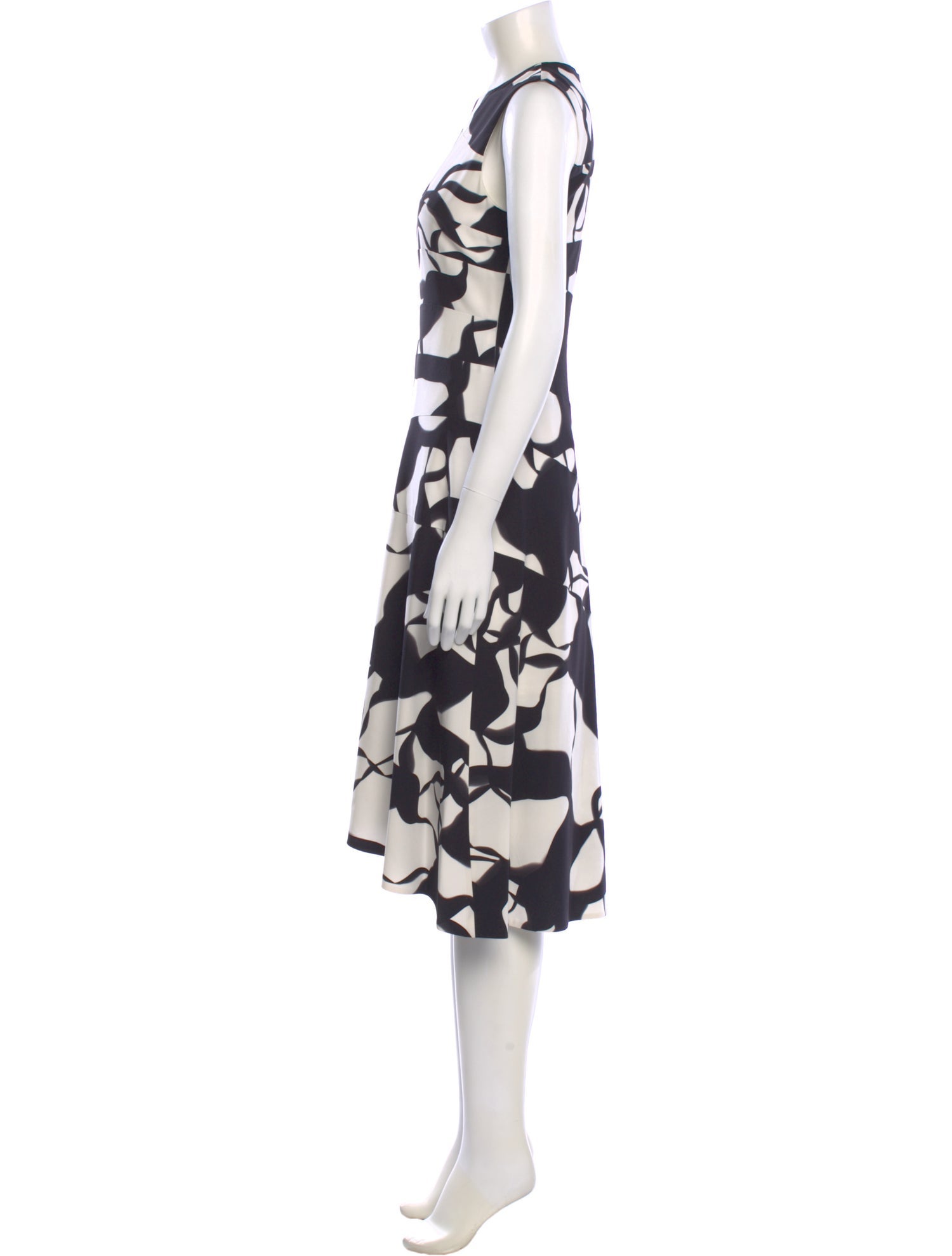 Narciso Rodriguez Silk Midi Length Dress