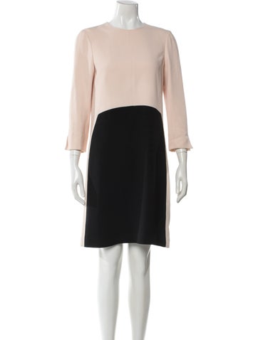 Pre-owned Narciso Rodriguez Crew Neck Knee-length Dress In Pink