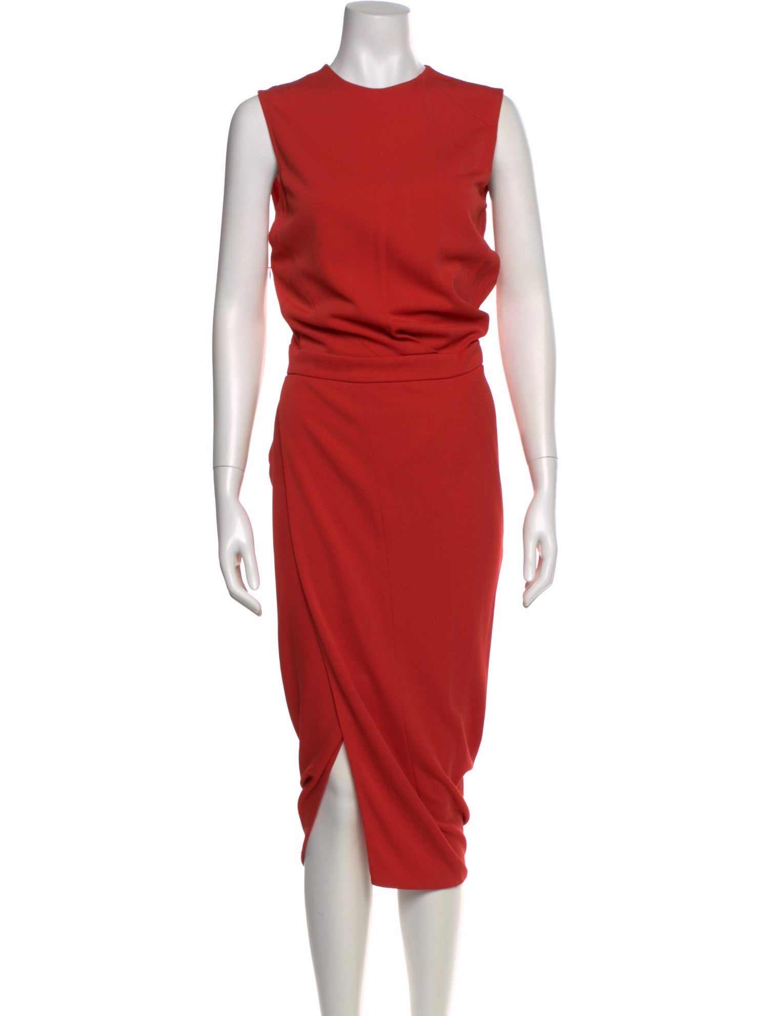 Narciso Rodriguez Crew Neck Long Dress