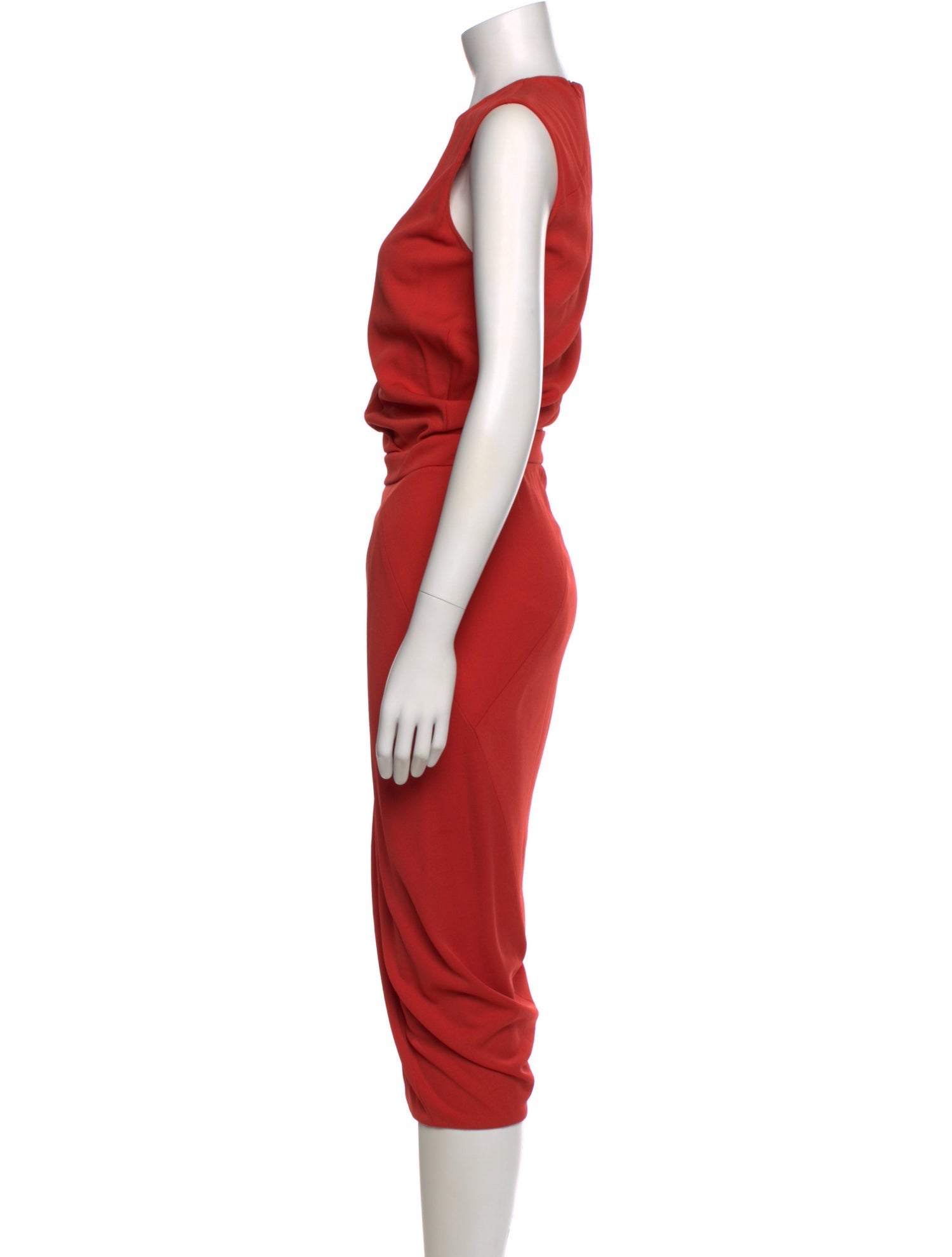 Narciso Rodriguez Crew Neck Long Dress