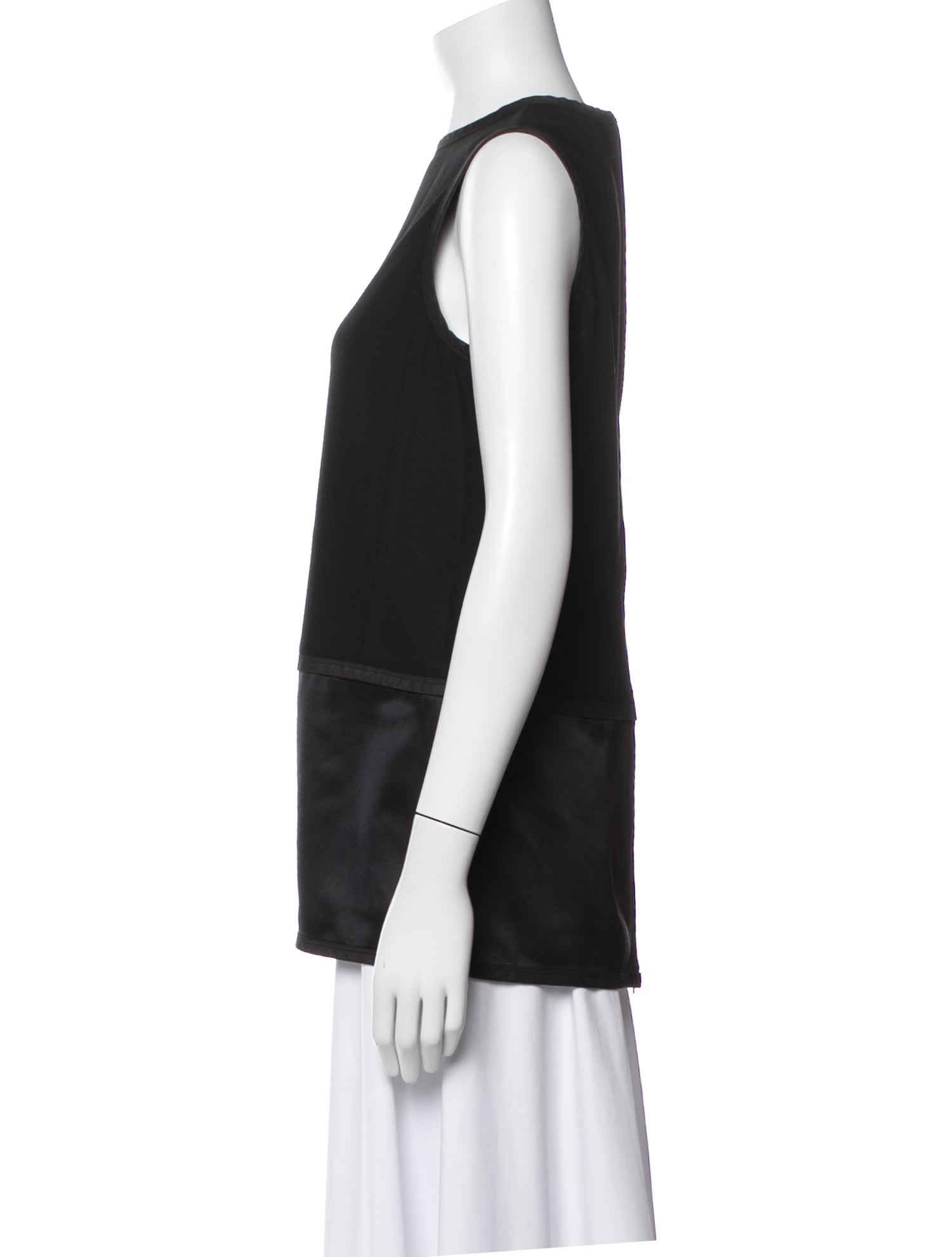 Narciso Rodriguez Crew Neck Sleeveless Top