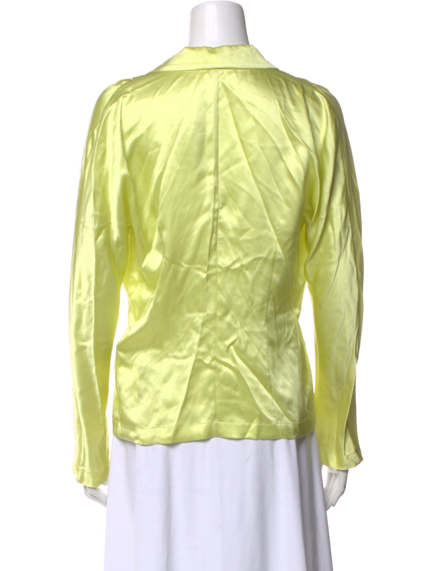 Narciso Rodriguez Silk V-Neck Blouse