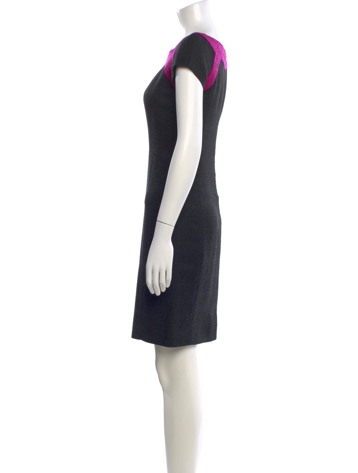 Narciso Rodriguez Colorblock Pattern Mini Dress