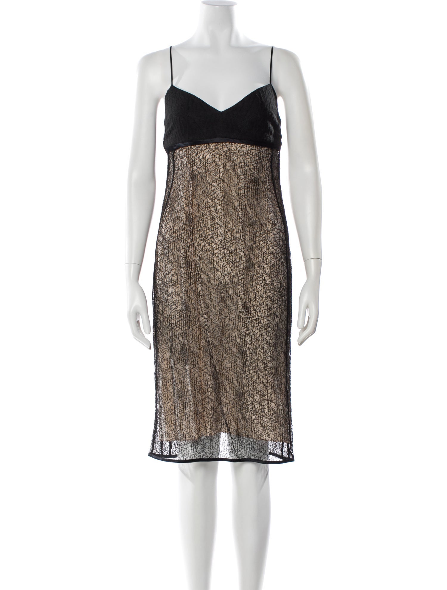 Narciso Rodriguez Lace Pattern Knee-Length Dress