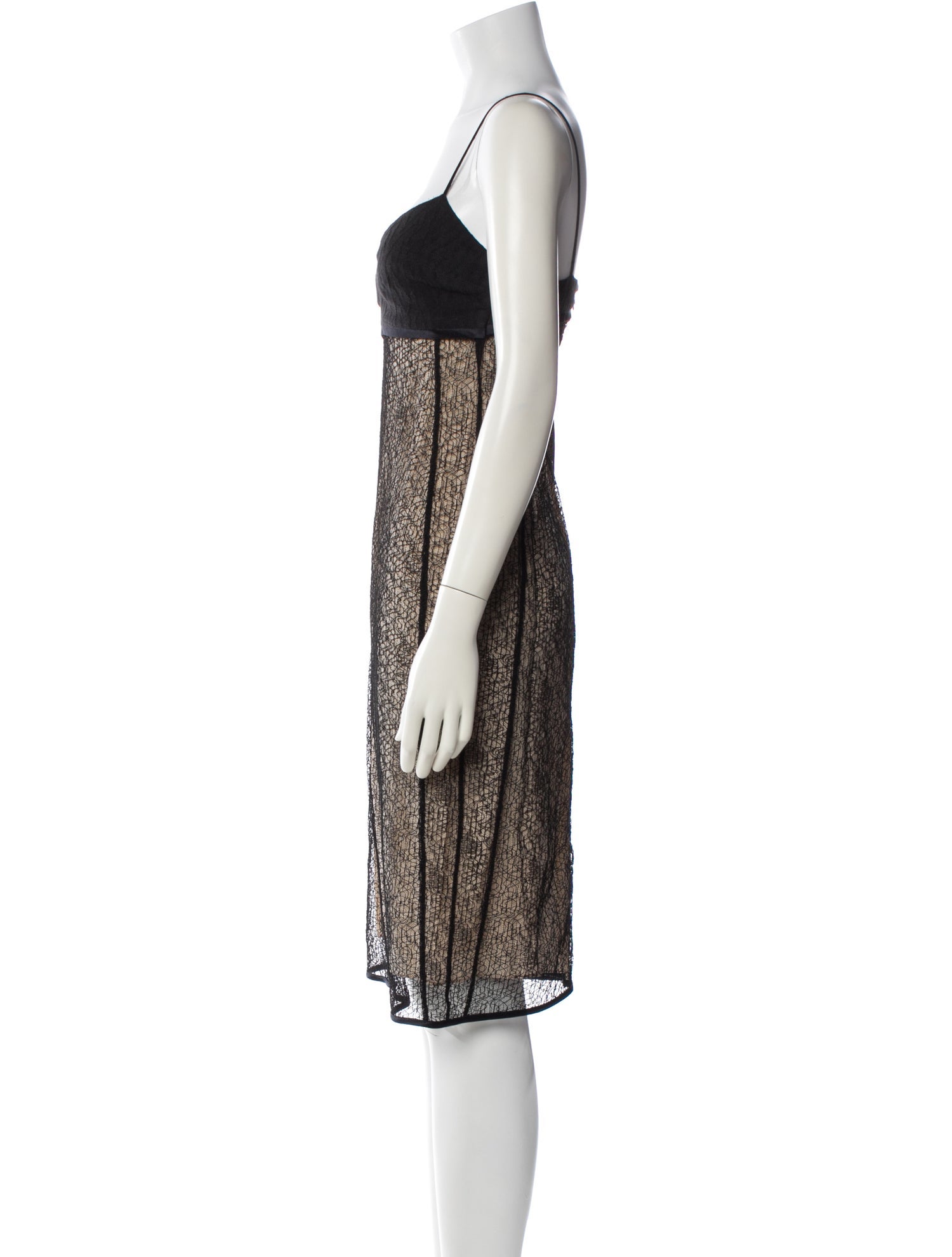 Narciso Rodriguez Lace Pattern Knee-Length Dress