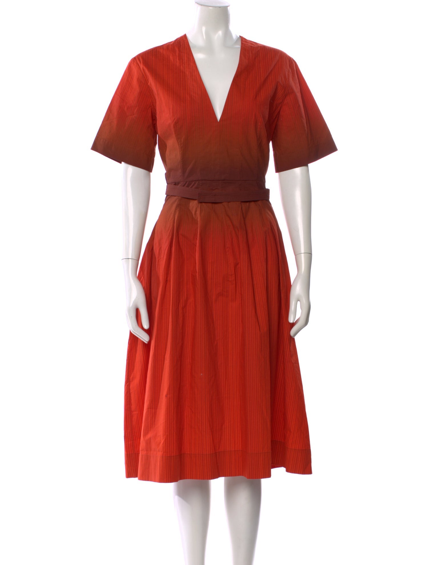 Narciso Rodriguez V-Neck Midi Length Dress w/ Tags