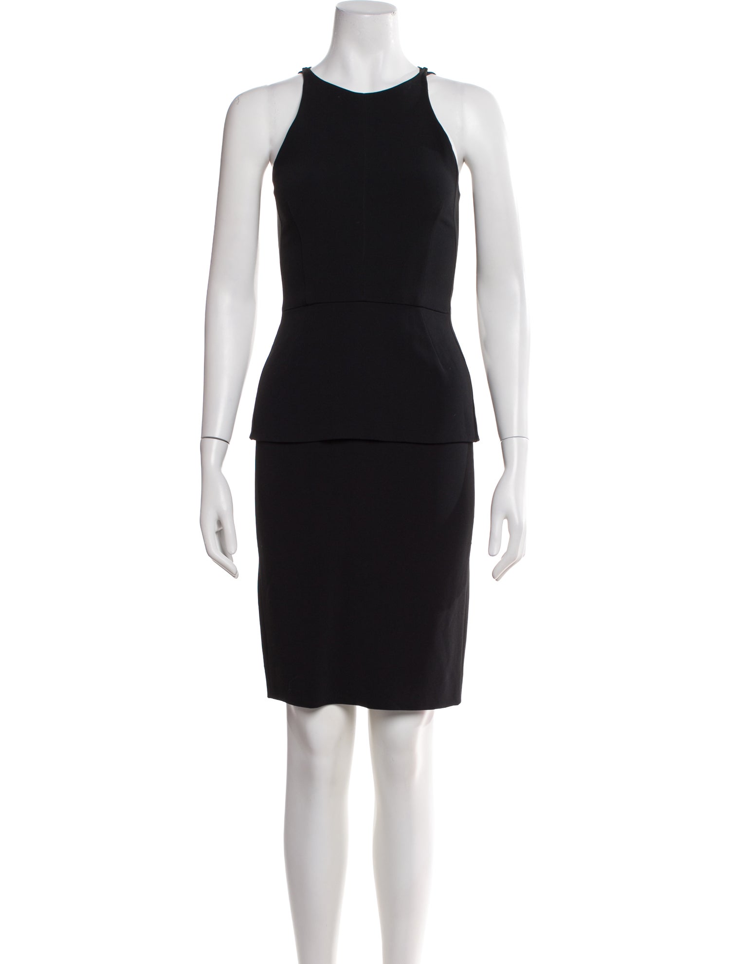 Narciso Rodriguez Scoop Neck Knee-Length Dress