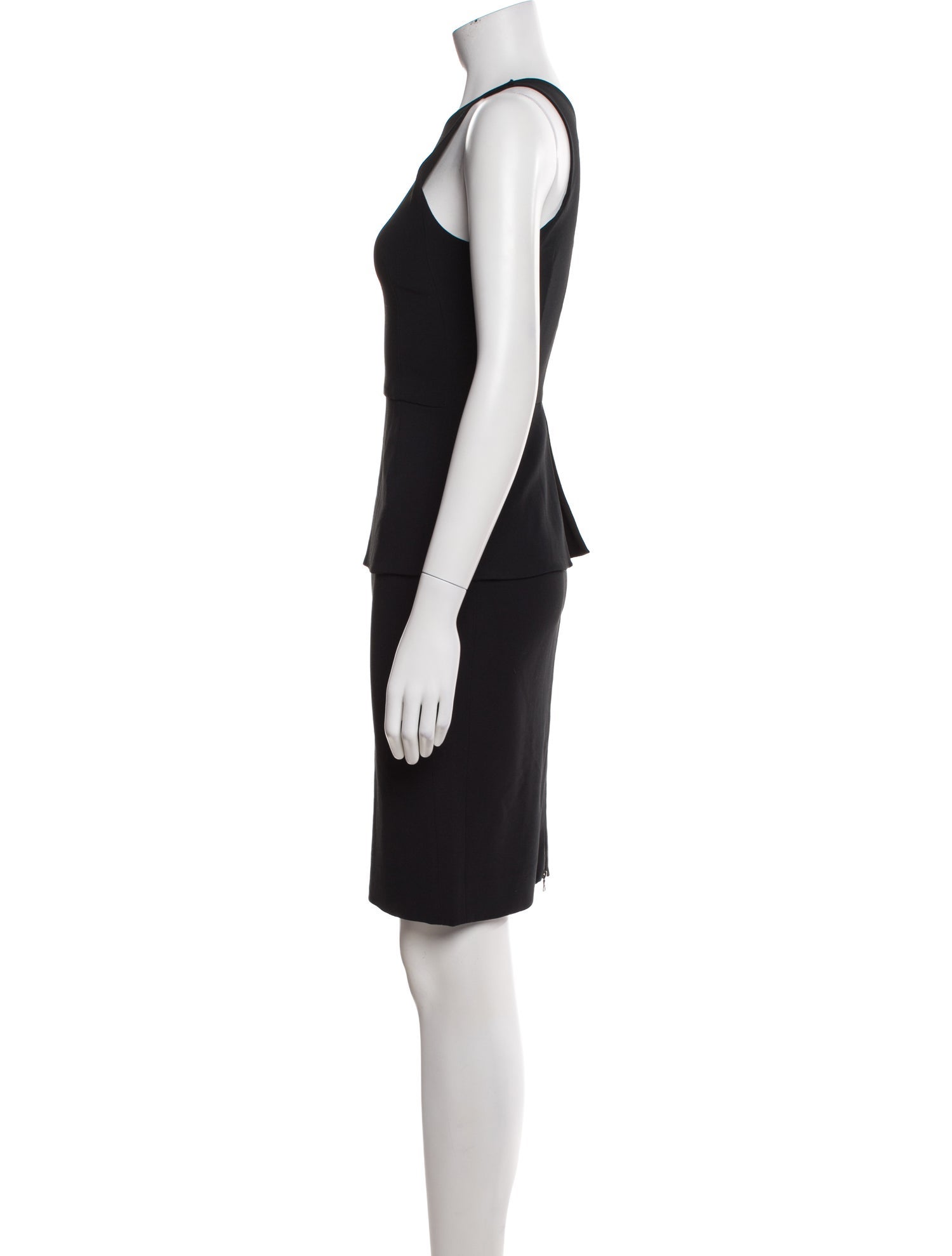 Narciso Rodriguez Scoop Neck Knee-Length Dress