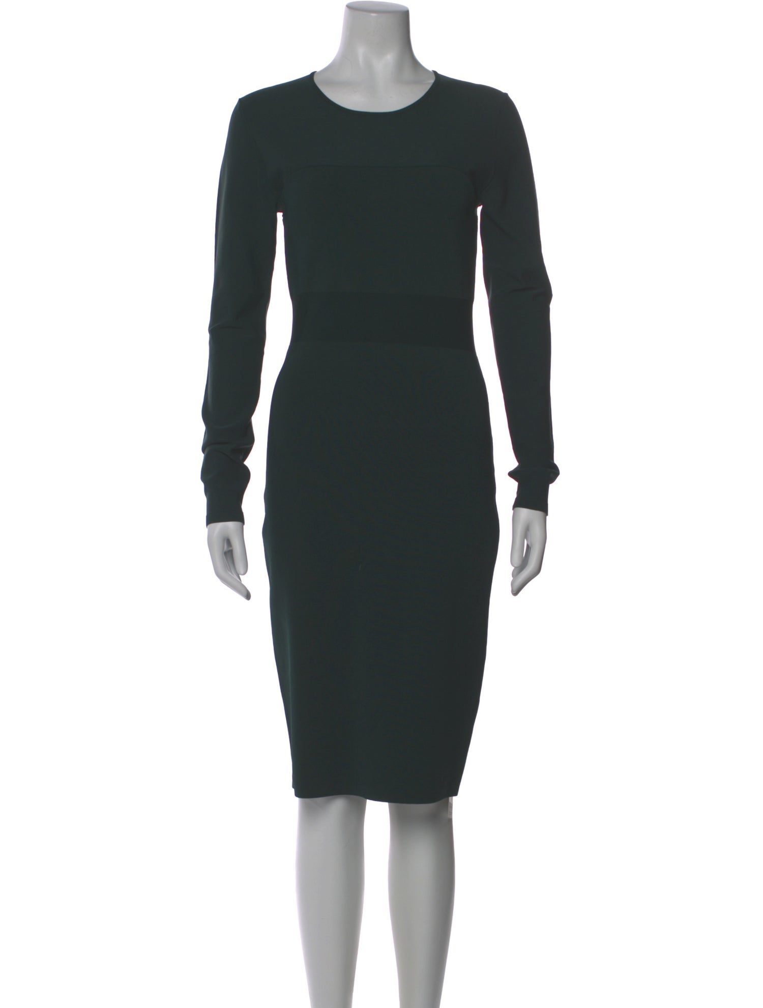 Narciso Rodriguez Crew Neck Knee-Length Dress