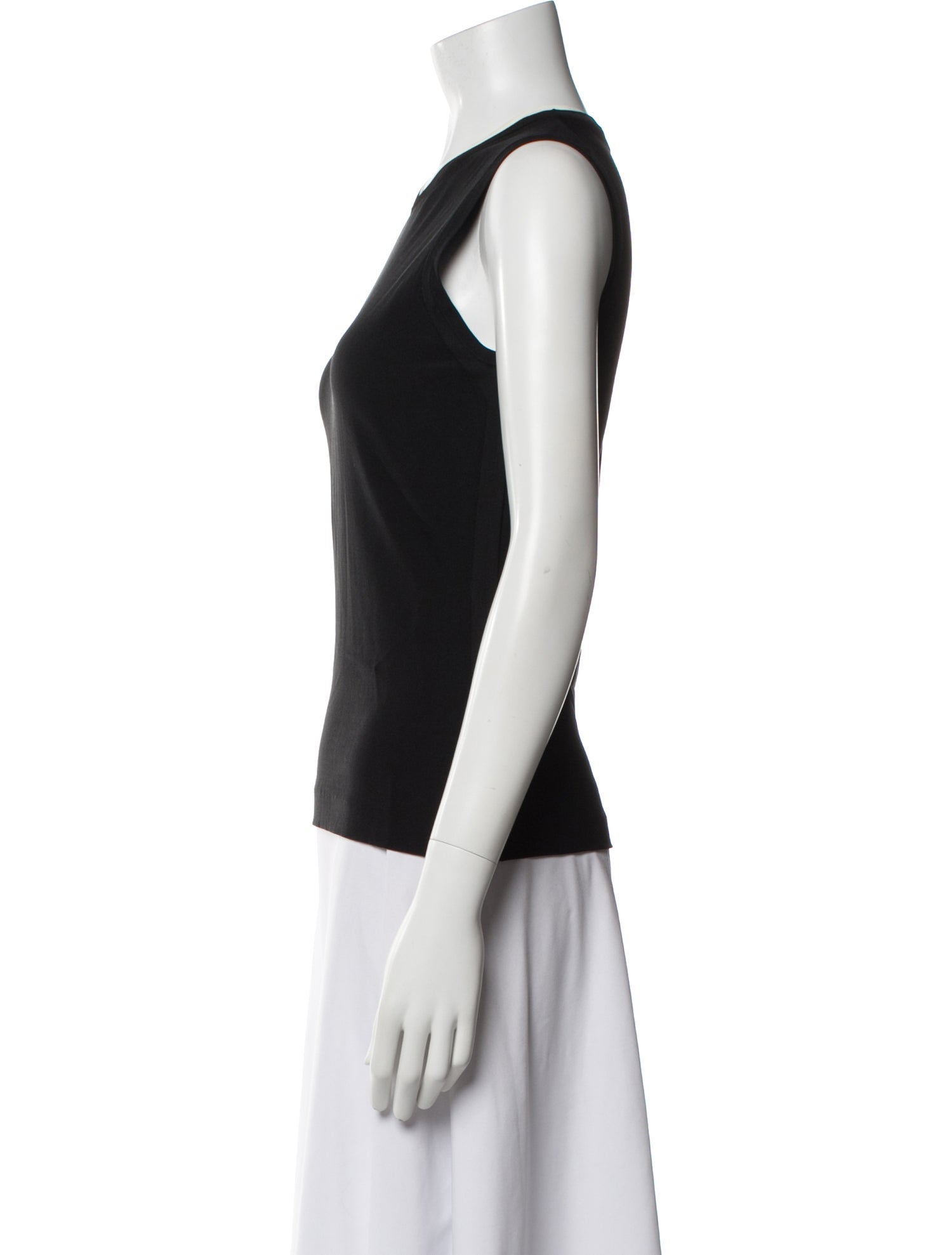 Narciso Rodriguez Crew Neck Sleeveless Top