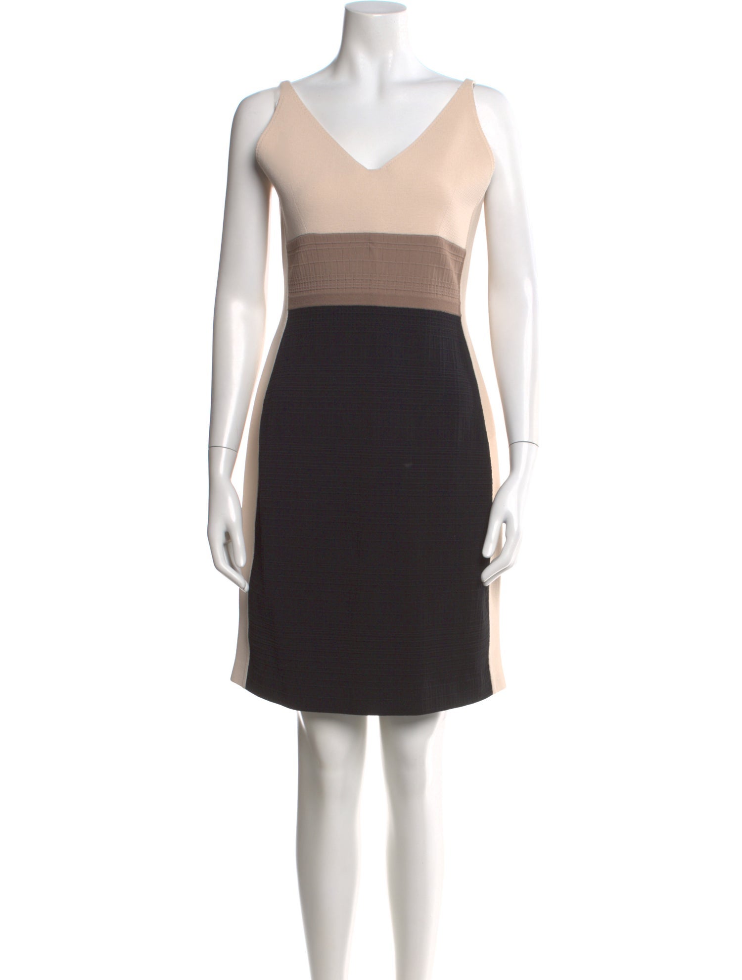 Narciso Rodriguez Colorblock Pattern Mini Dress