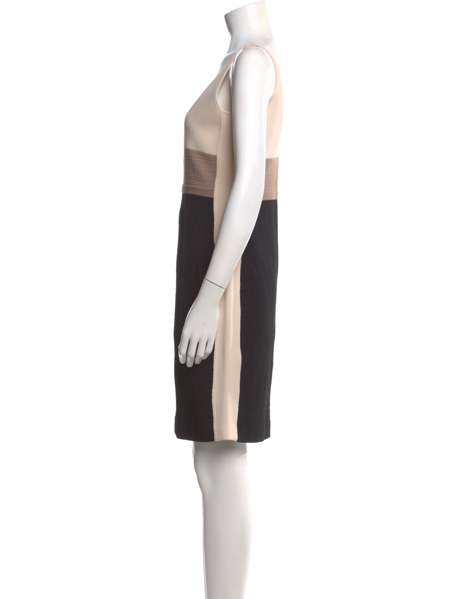 Narciso Rodriguez Colorblock Pattern Mini Dress