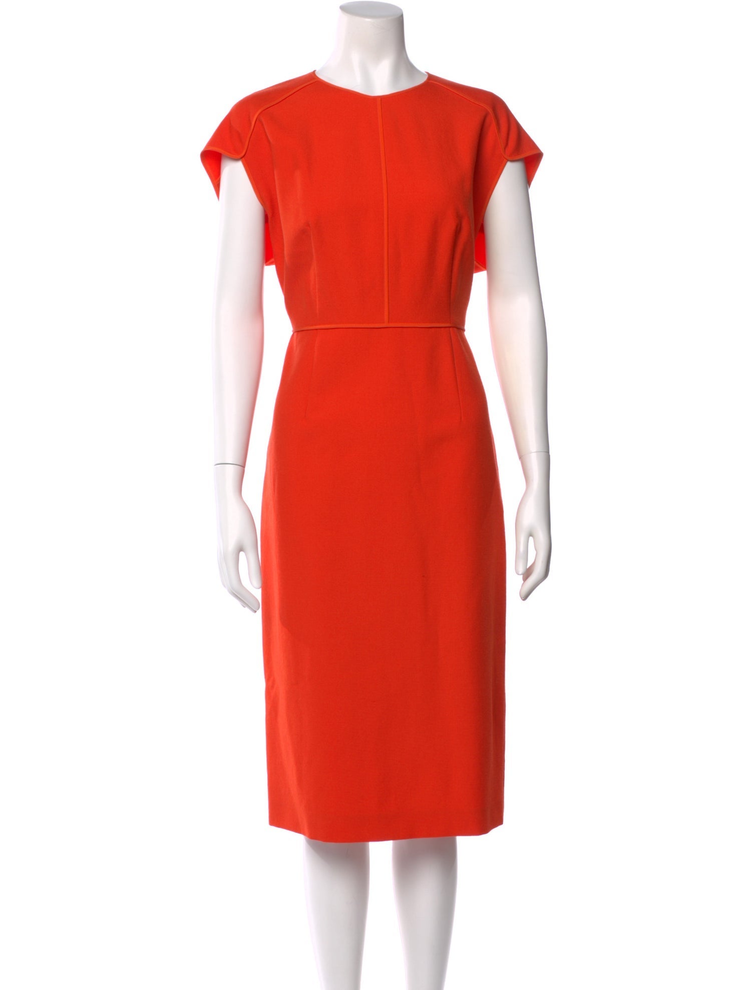 Narciso Rodriguez Virgin Wool Midi Length Dress