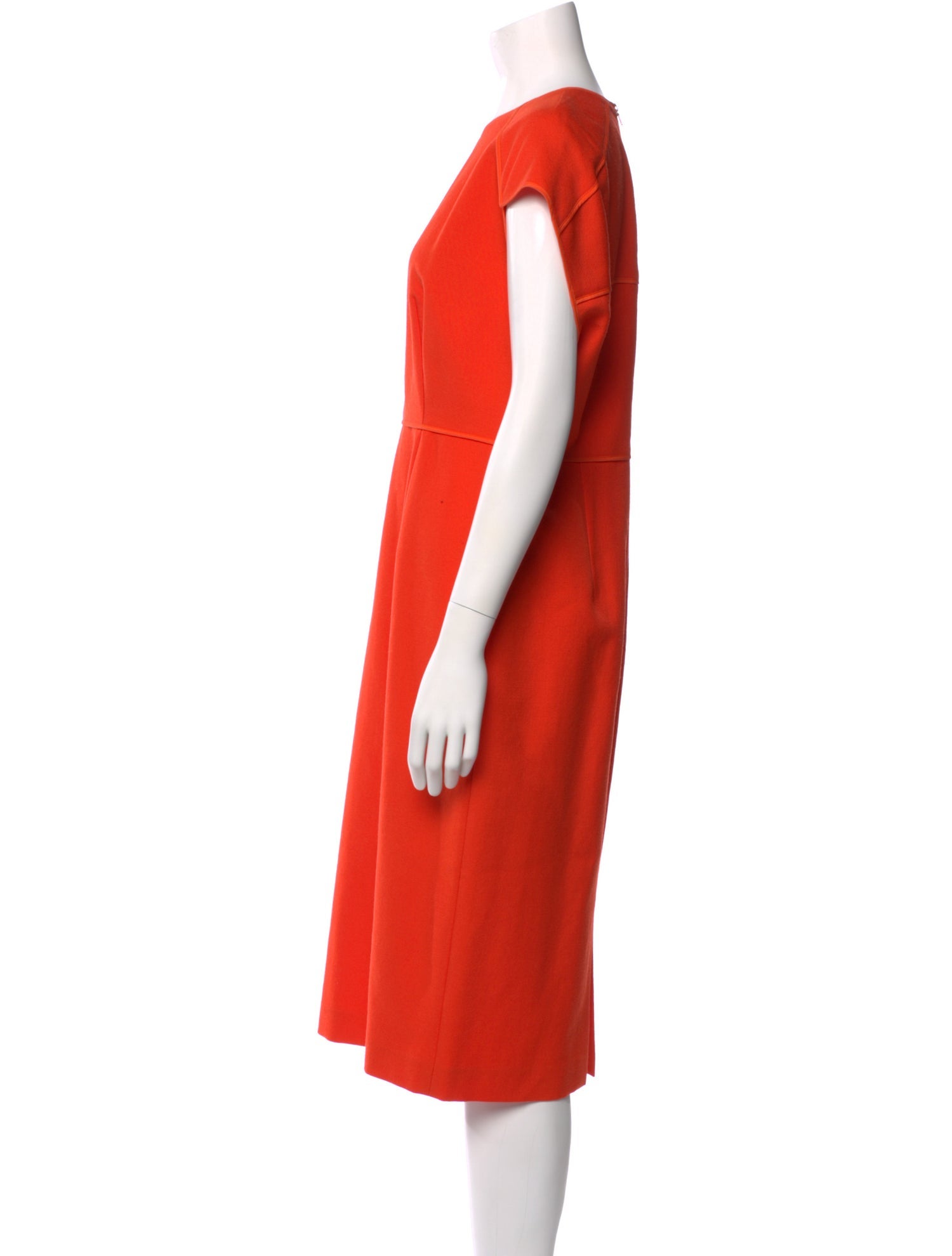 Narciso Rodriguez Virgin Wool Midi Length Dress