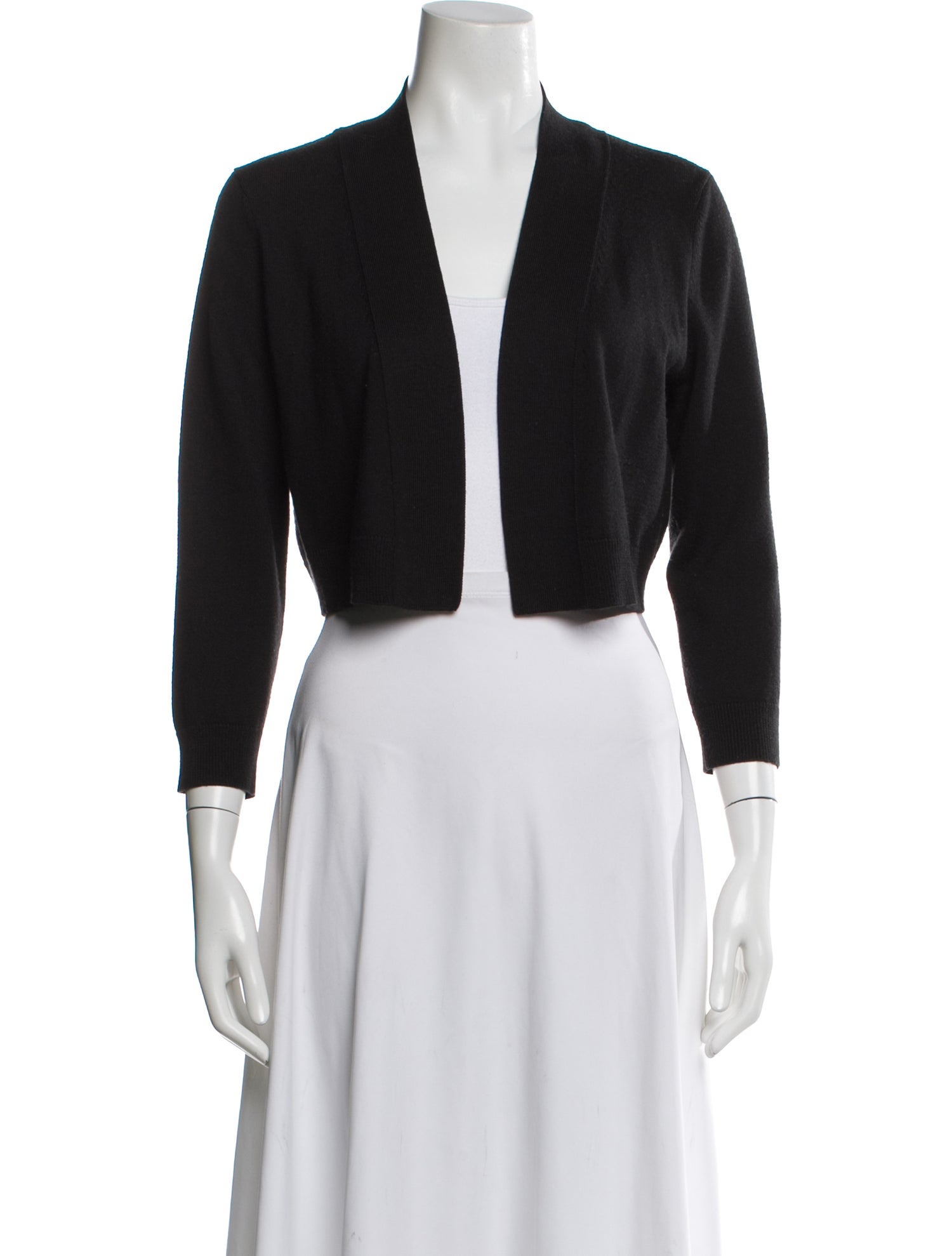 Narciso Rodriguez Merino Wool Open Front Sweater