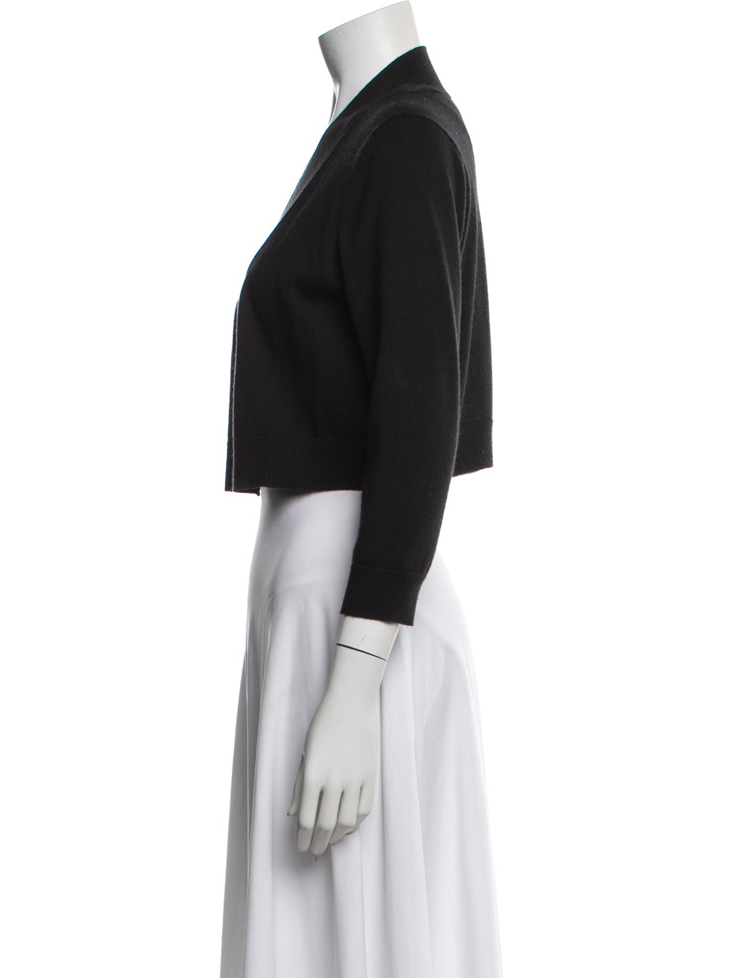 Narciso Rodriguez Merino Wool Open Front Sweater