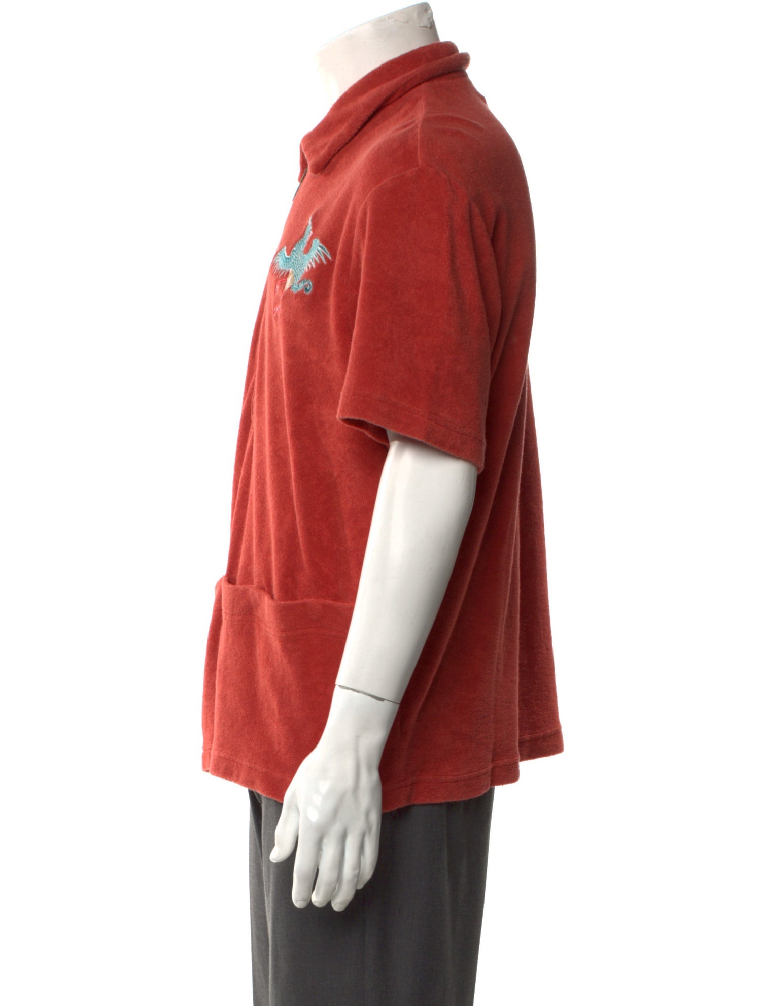 TOMBOGO™ Graphic Print Collar Polo Sweater