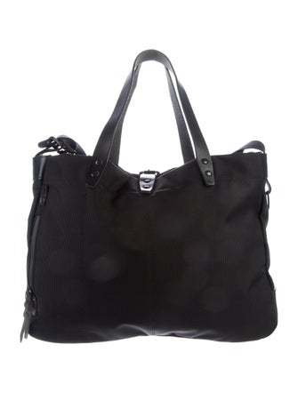 Nanamica Leather-Trimmed Canvas Tote