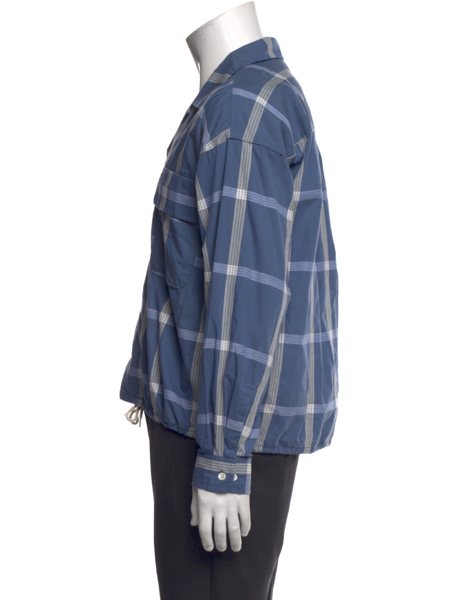 Nanamica Plaid Print Long Sleeve Shirt