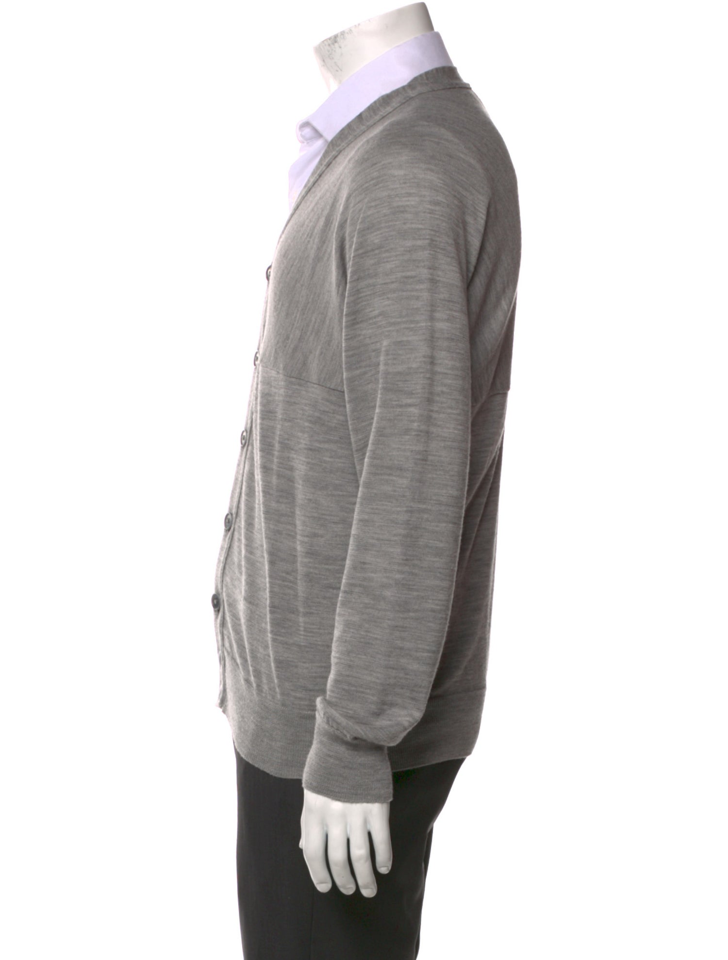 Nanamica Wool V-Neck Cardigan