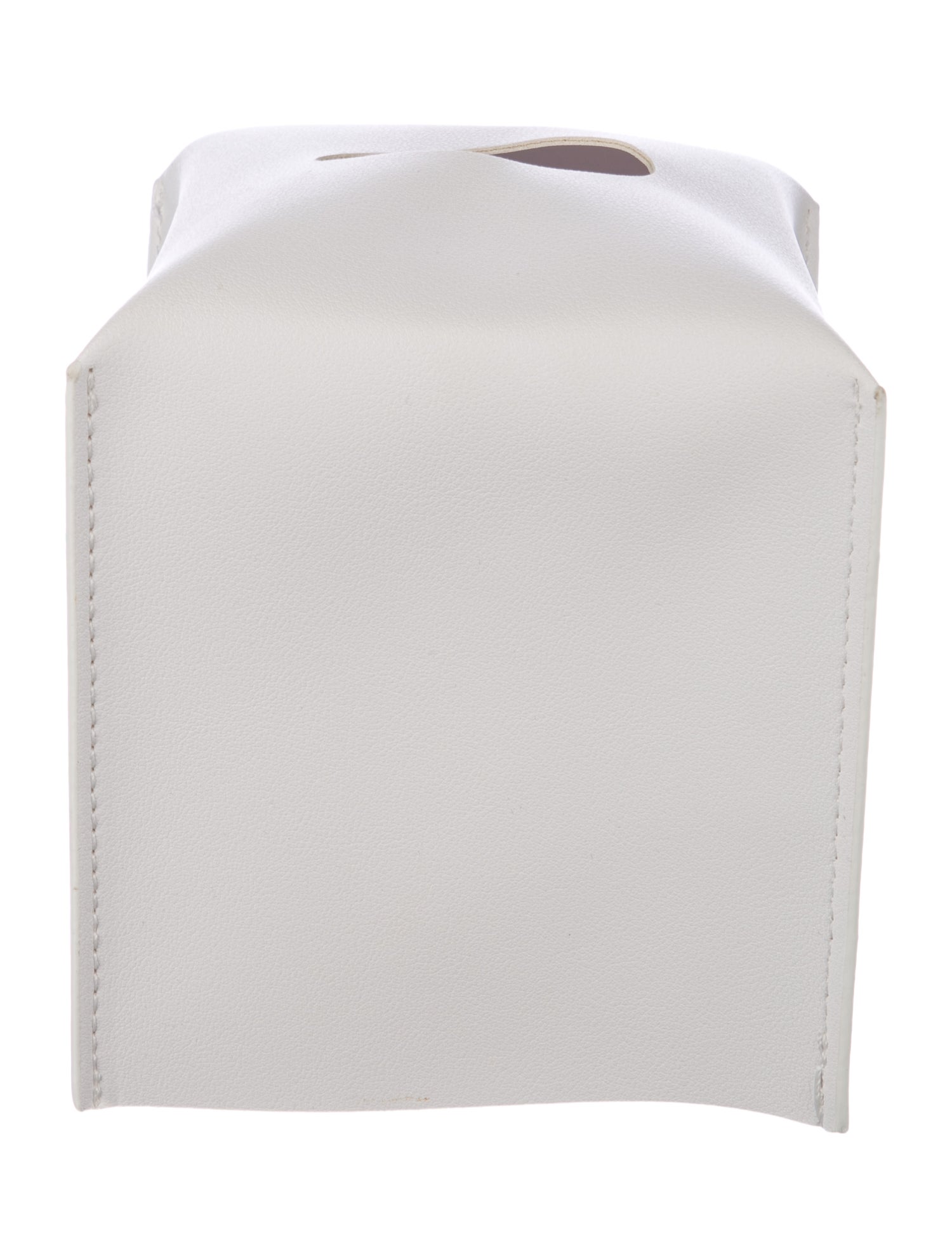 Nicole Sassaman Leather Tissue Box Cover