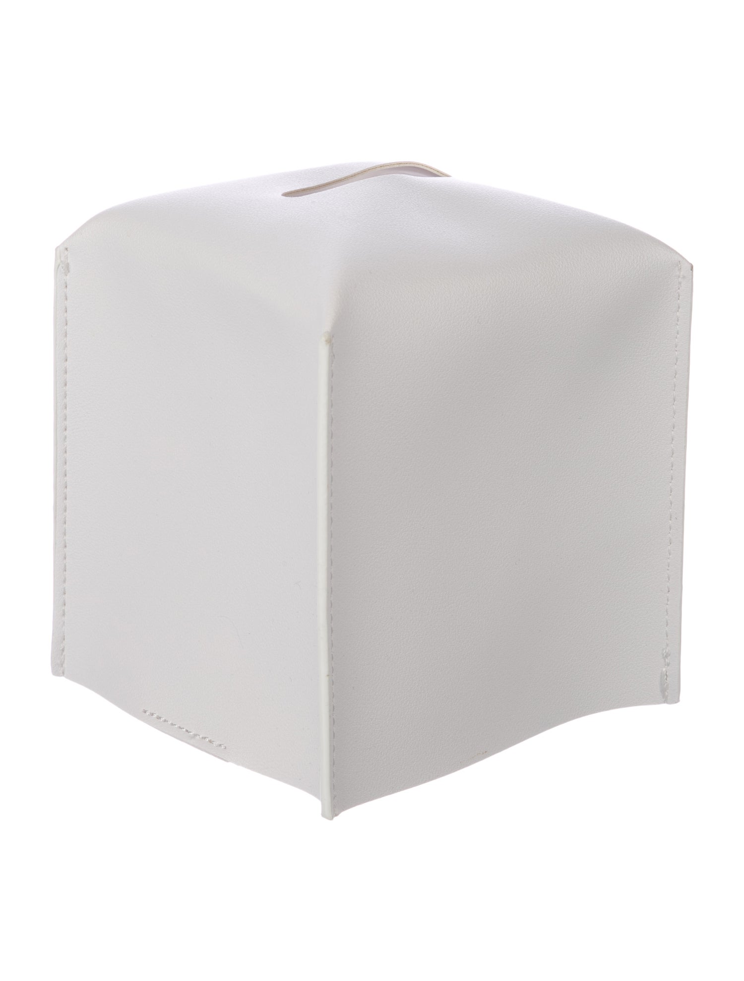 Nicole Sassaman Leather Tissue Box Cover