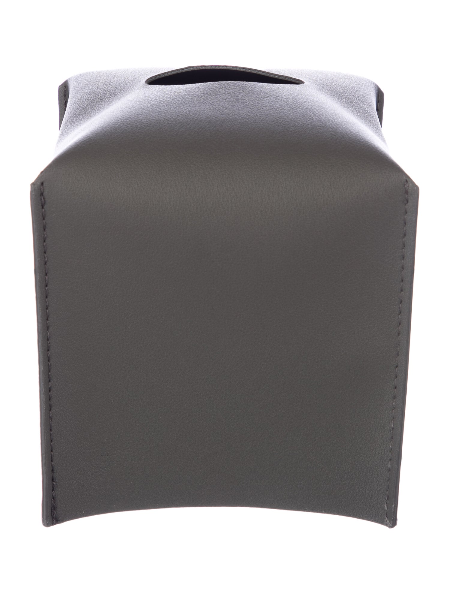 Nicole Sassaman Leather Tissue Box Cover